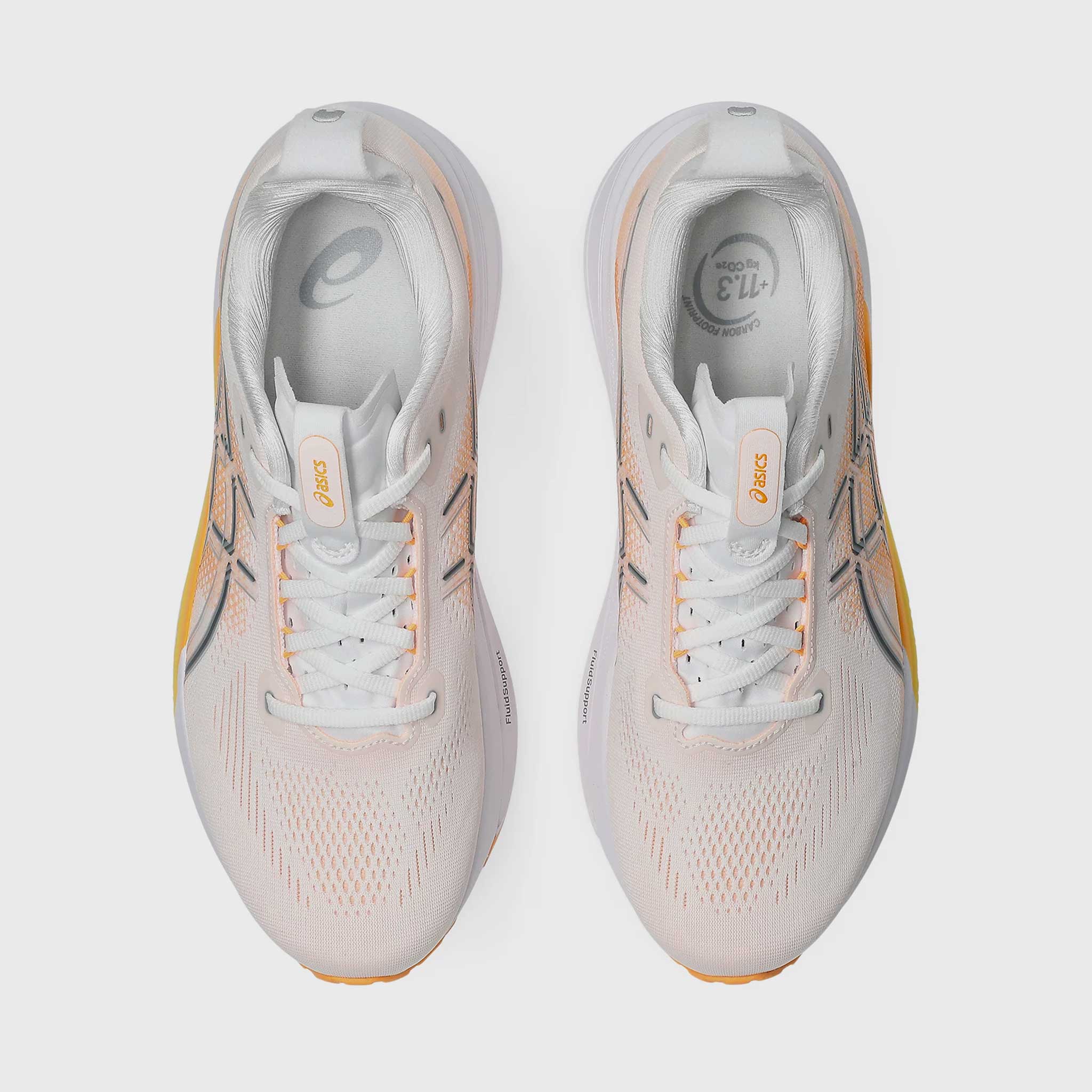 ASICS GEL-Kayano 33 Men's White/Stadium Orange
