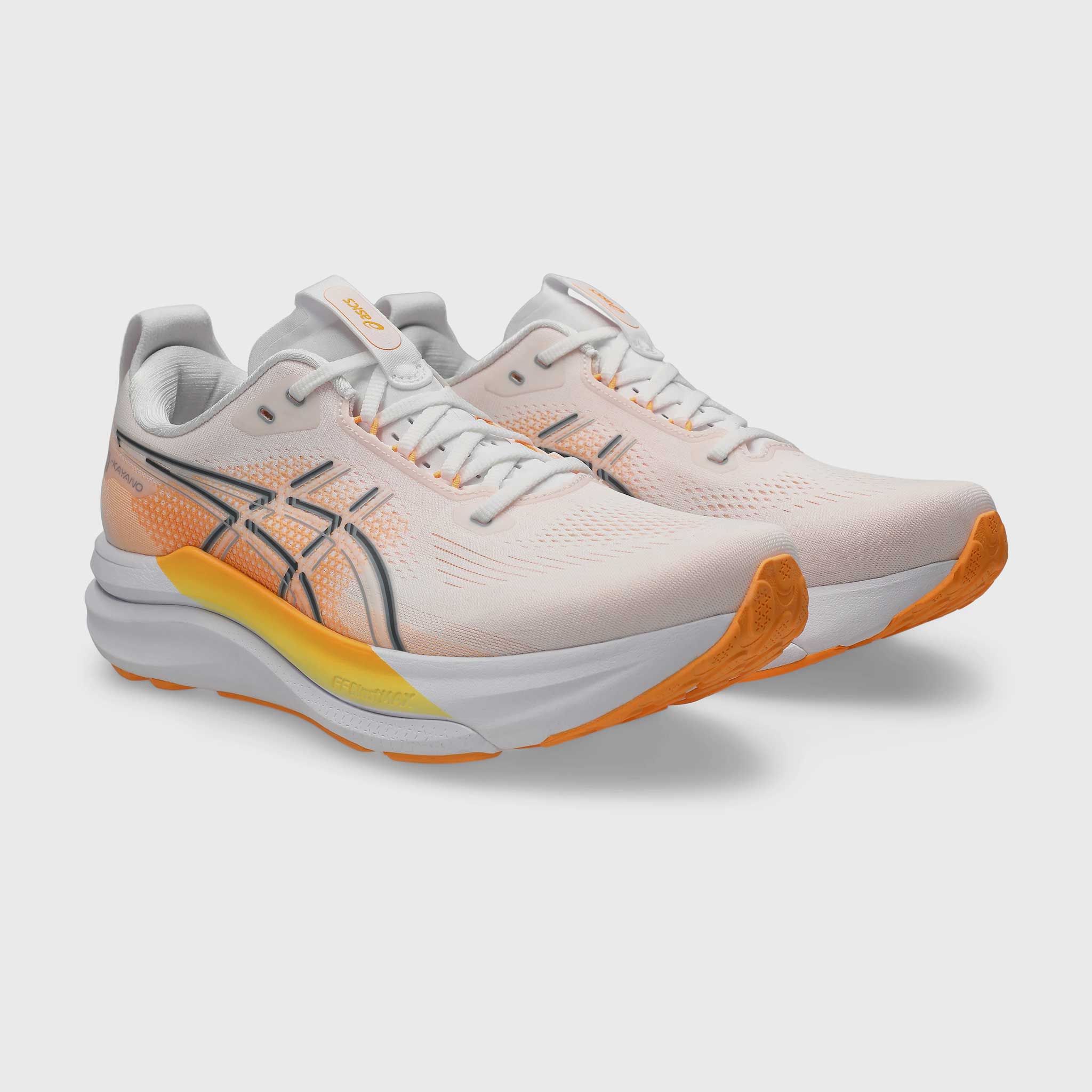 ASICS GEL-Kayano 33 Men's White/Stadium Orange