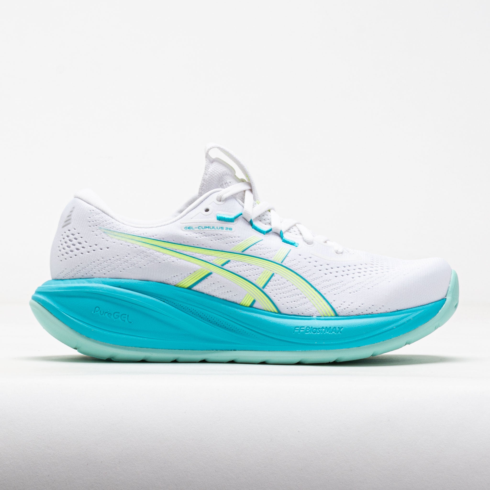 ASICS GEL-Cumulus 28 Women's White/Energy Aqua