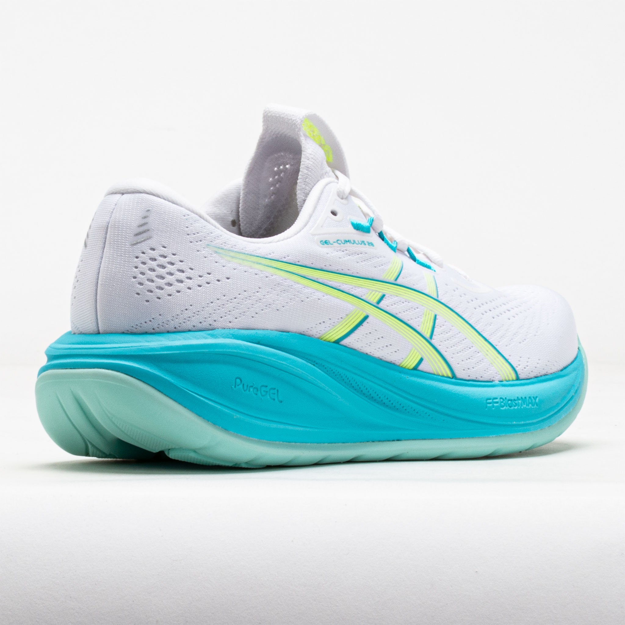 ASICS GEL-Cumulus 28 Women's White/Energy Aqua – Holabird Sports