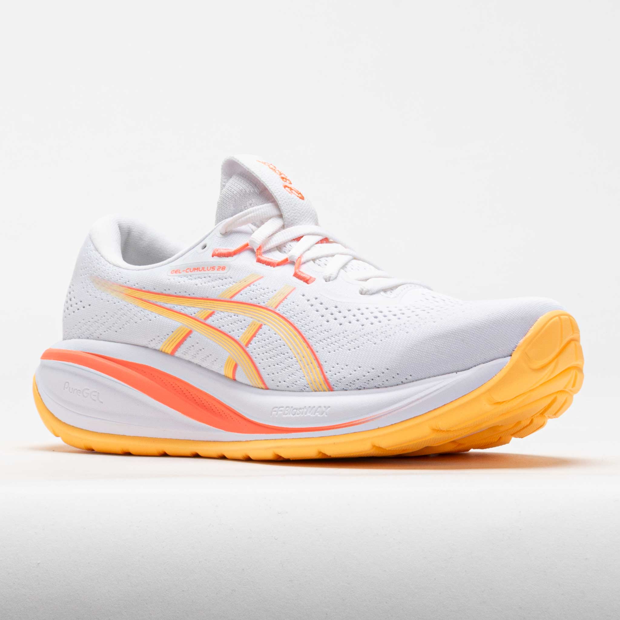 ASICS GEL-Cumulus 28 Women's White/Orange Glow