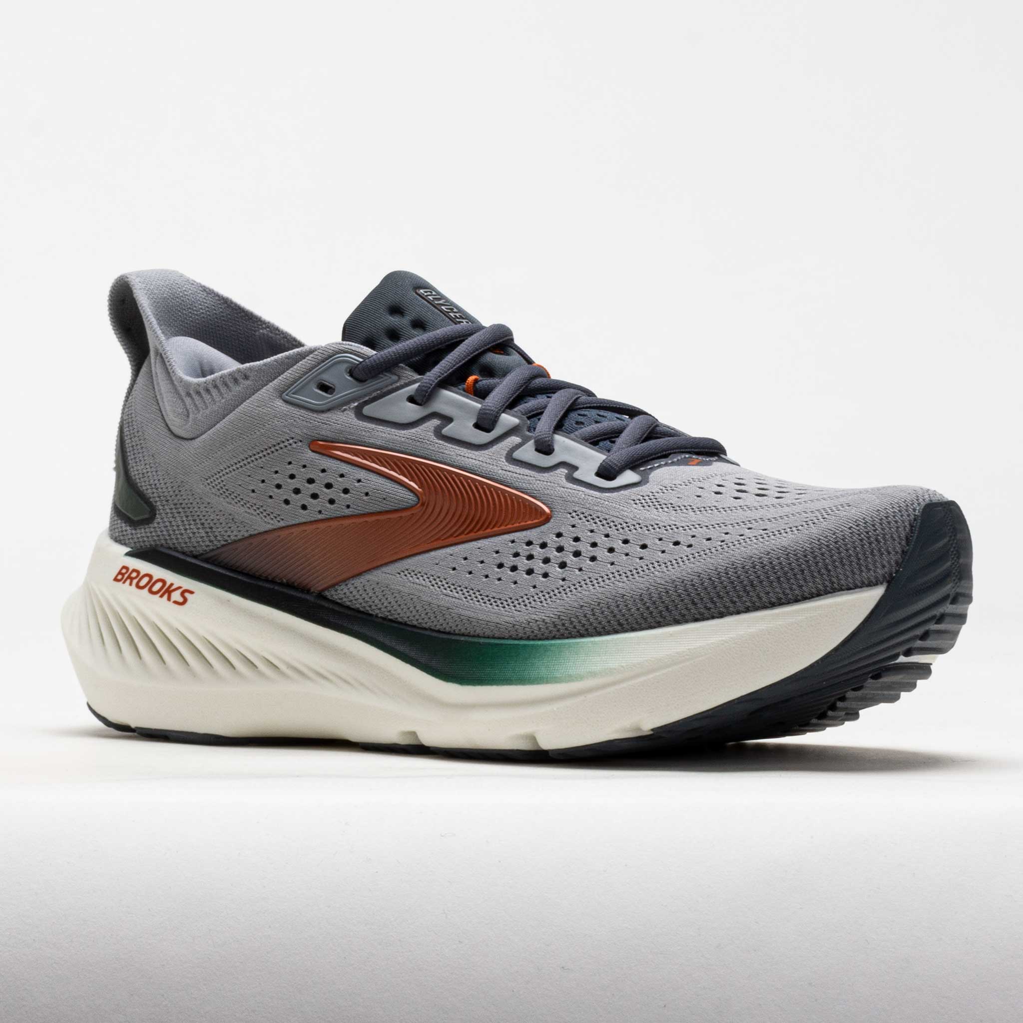 Brooks Glycerin 23 Men's Weathervane/Bombay Brown/Clear