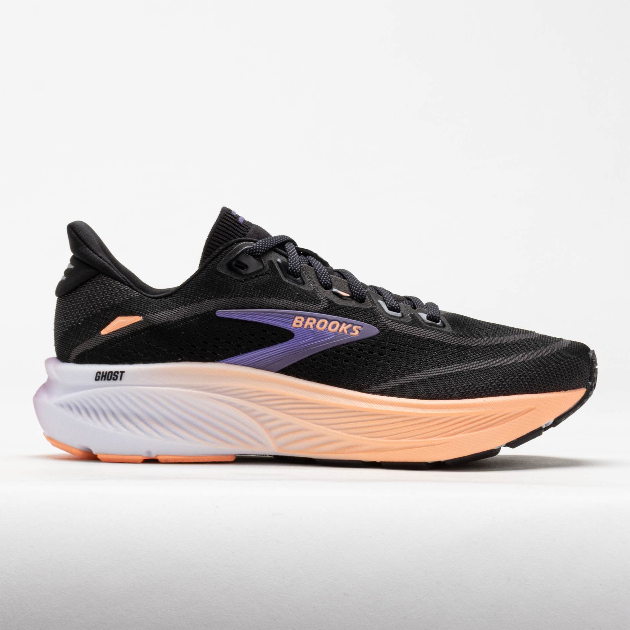 Brooks Ghost 18 Women's Black/Mulled Grape/Peach