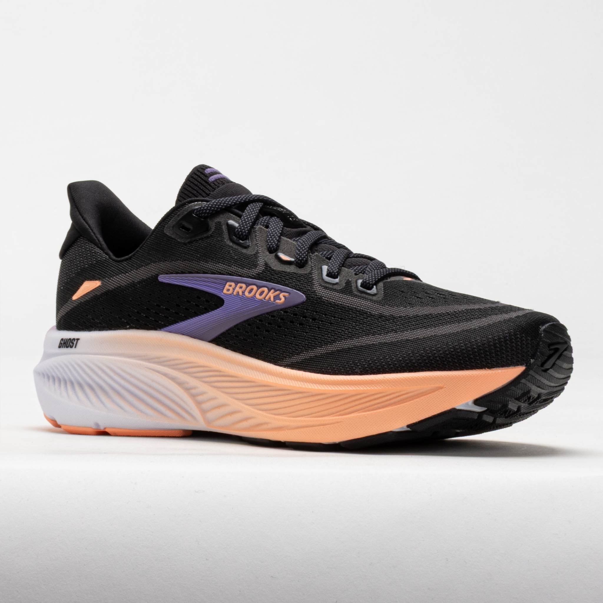 Brooks Ghost 18 Women's Black/Mulled Grape/Peach