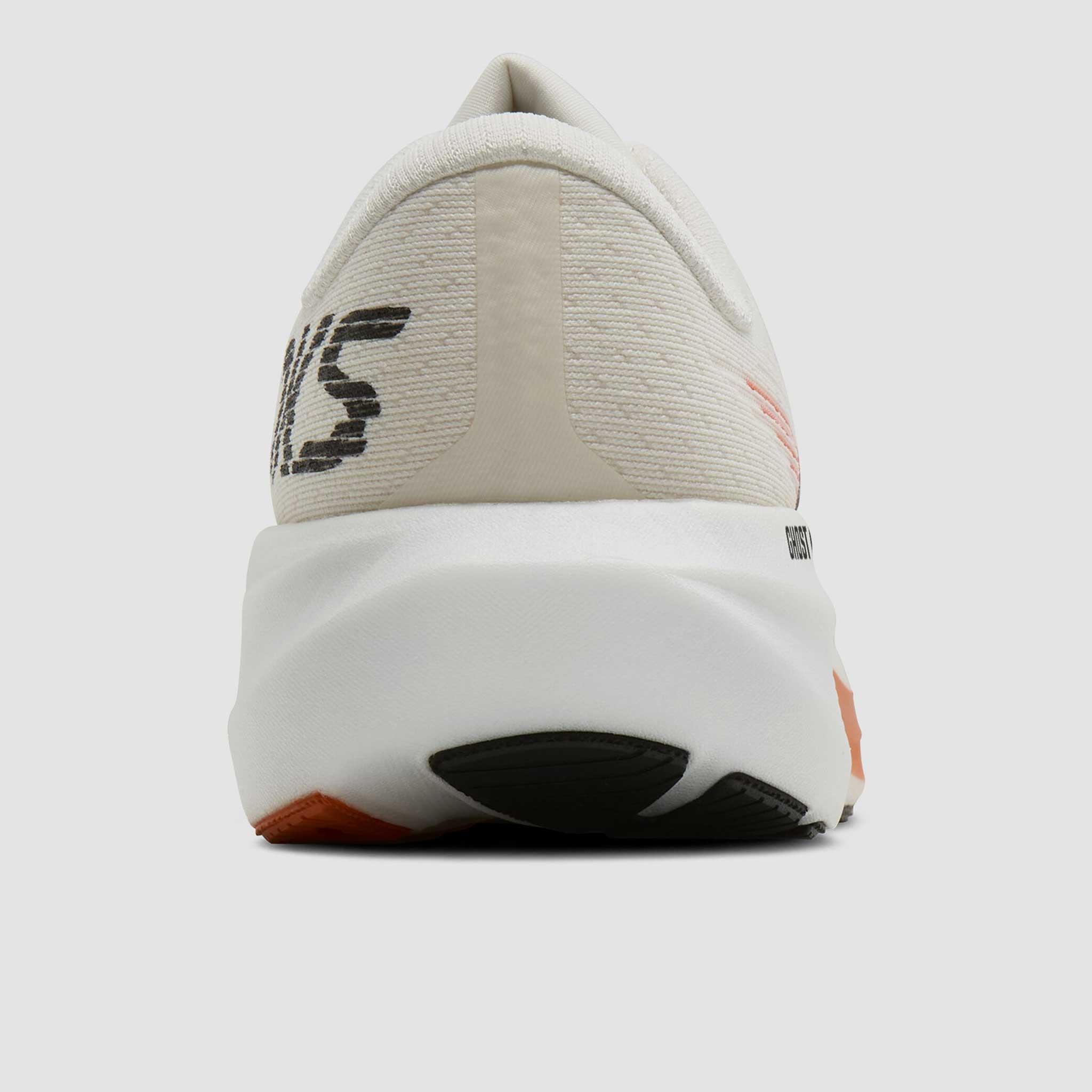 Brooks Ghost Amp Men's White/Tigerlily/Black