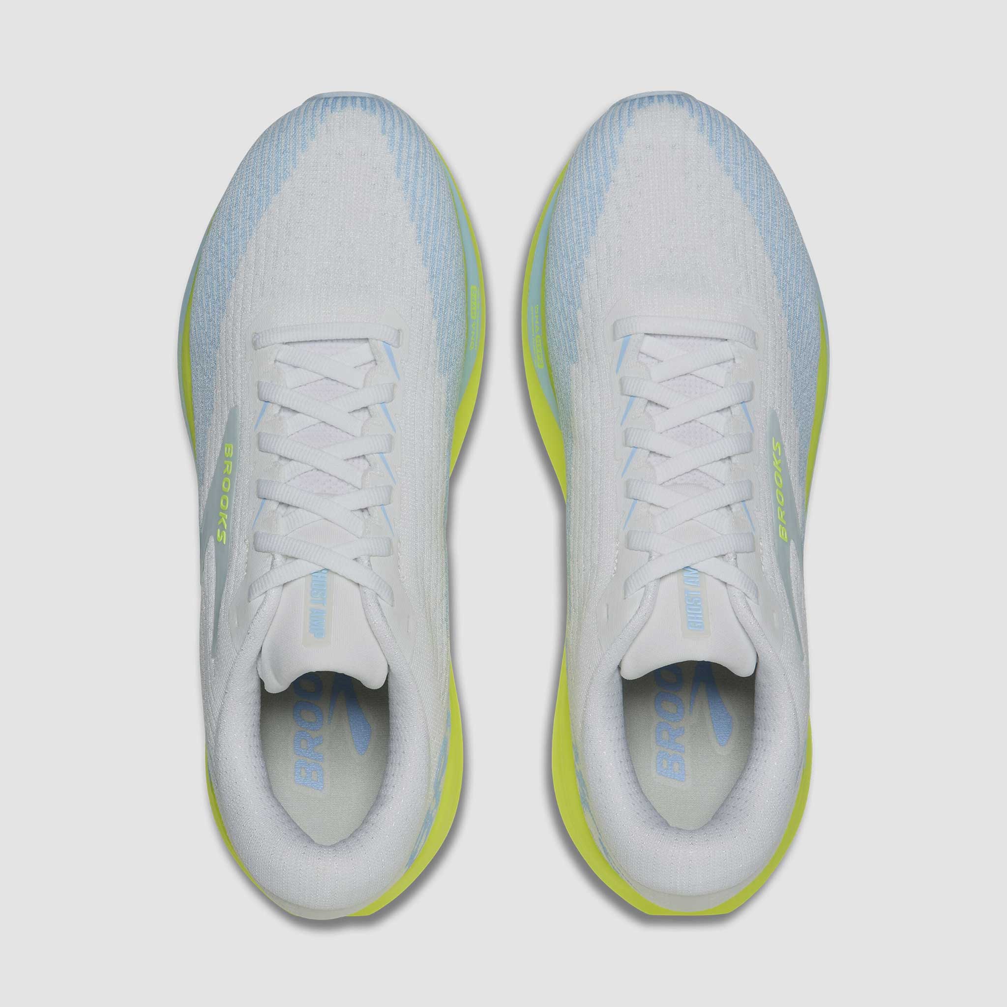 Brooks Ghost Amp Women's White/Blue/Nightlife
