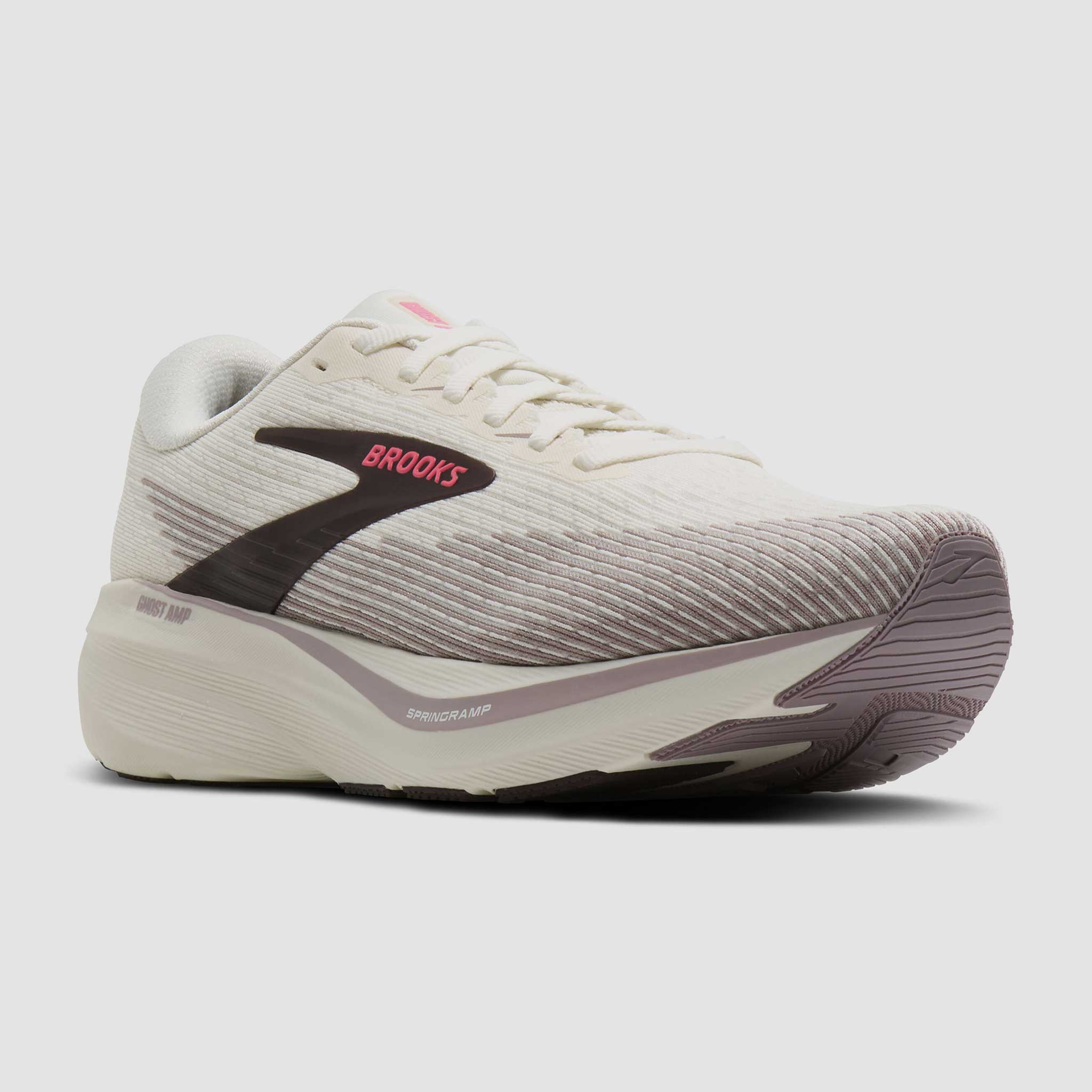 Brooks Ghost Amp Women's Artic Wolf/Dove/Pink