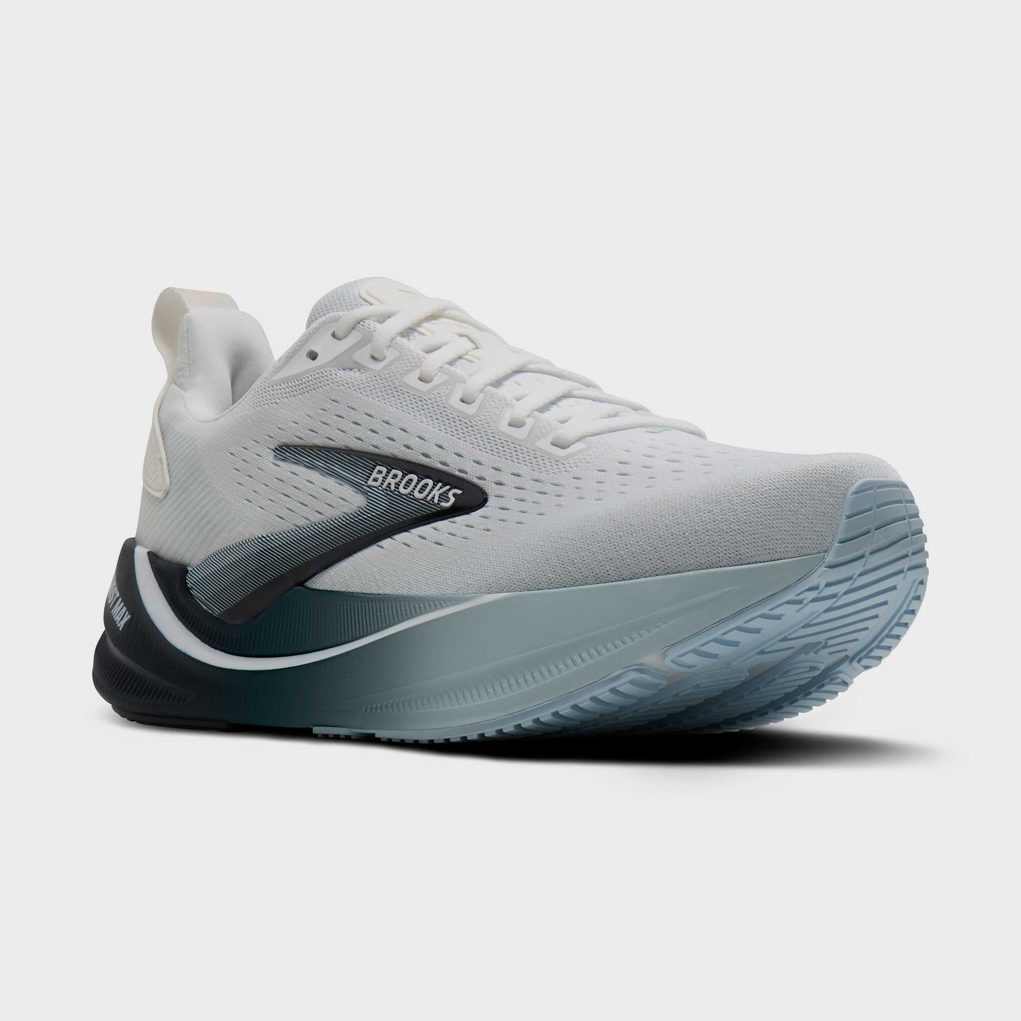 Brooks Ghost Max 4 Men's White/Navy/Blue