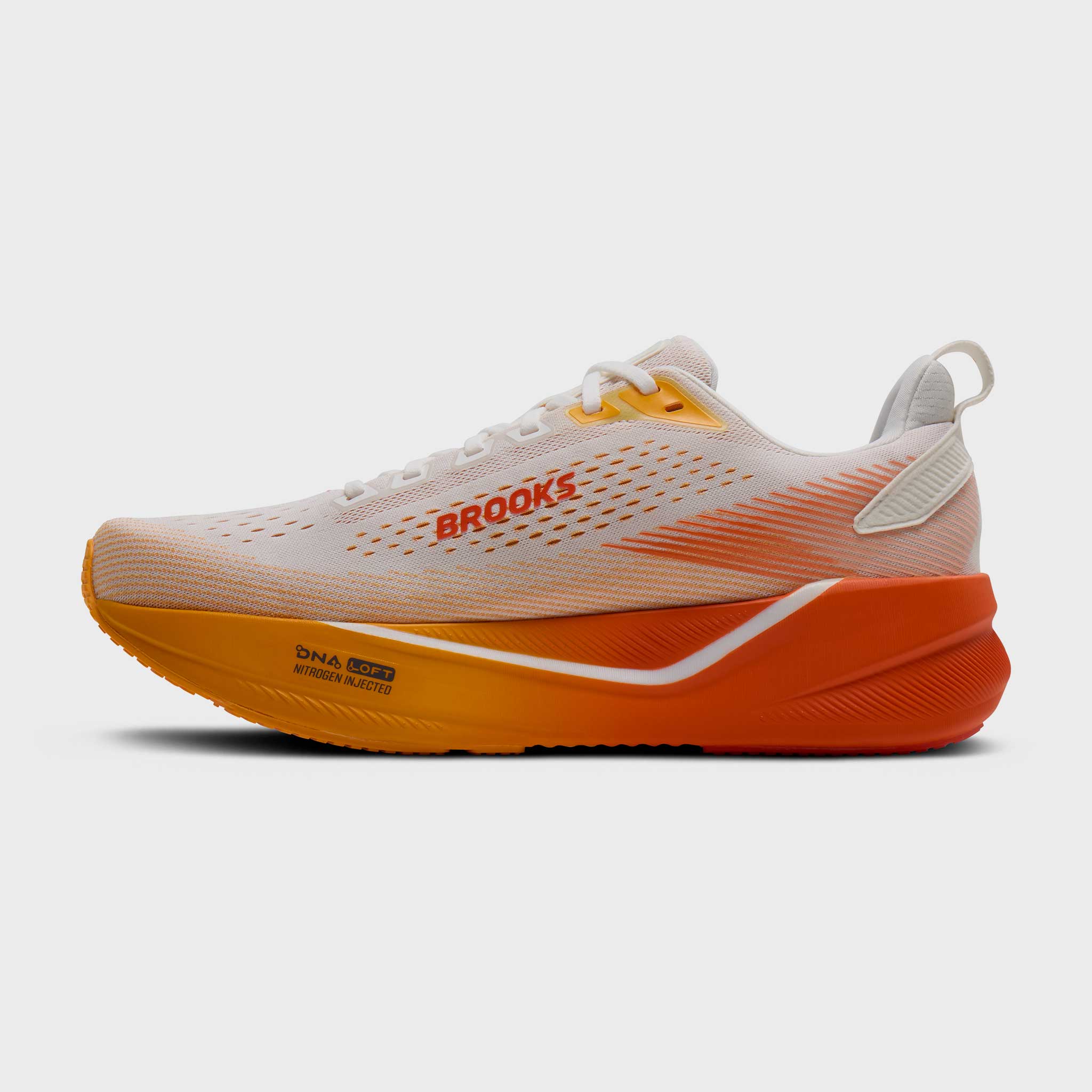 Brooks Ghost Max 4 Men's White/Orange/Red