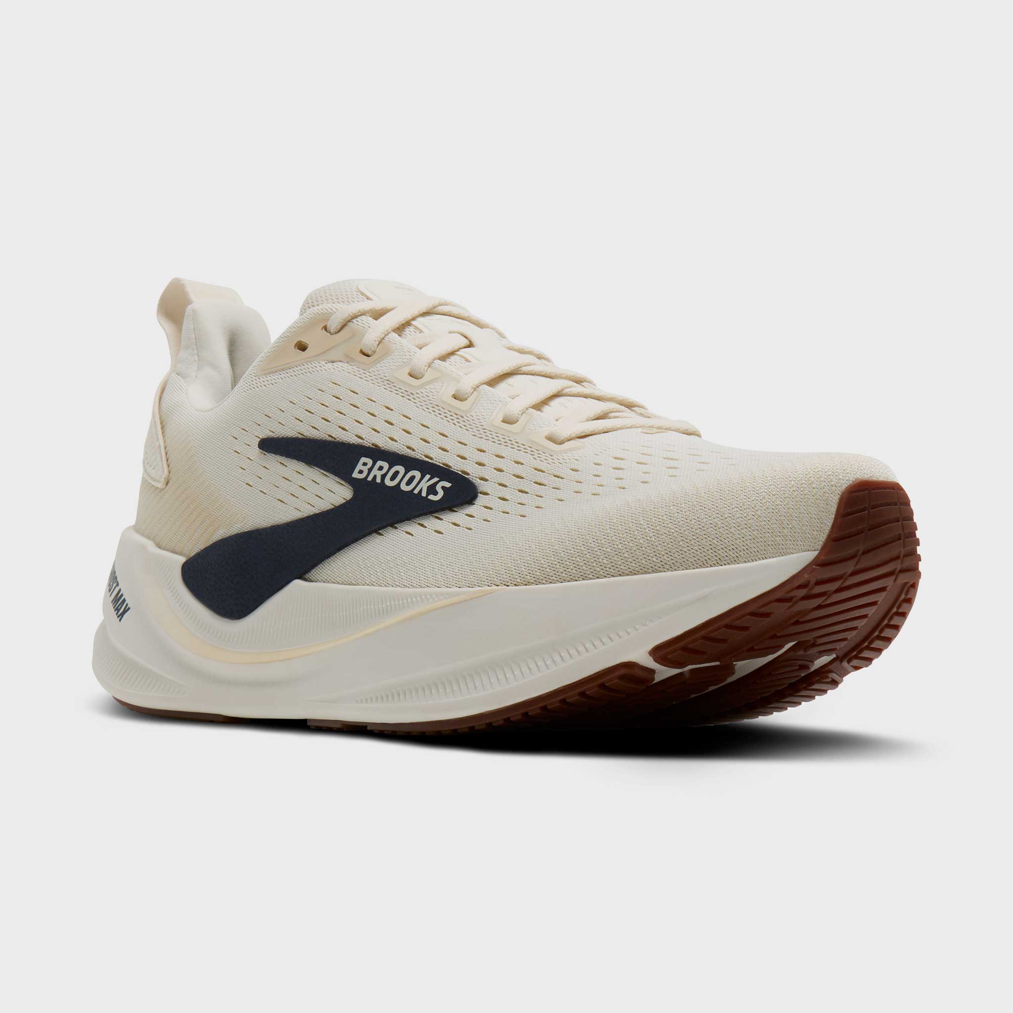Brooks Ghost Max 4 Men's Arctic Wolf/Navy Coconut – Holabird Sports