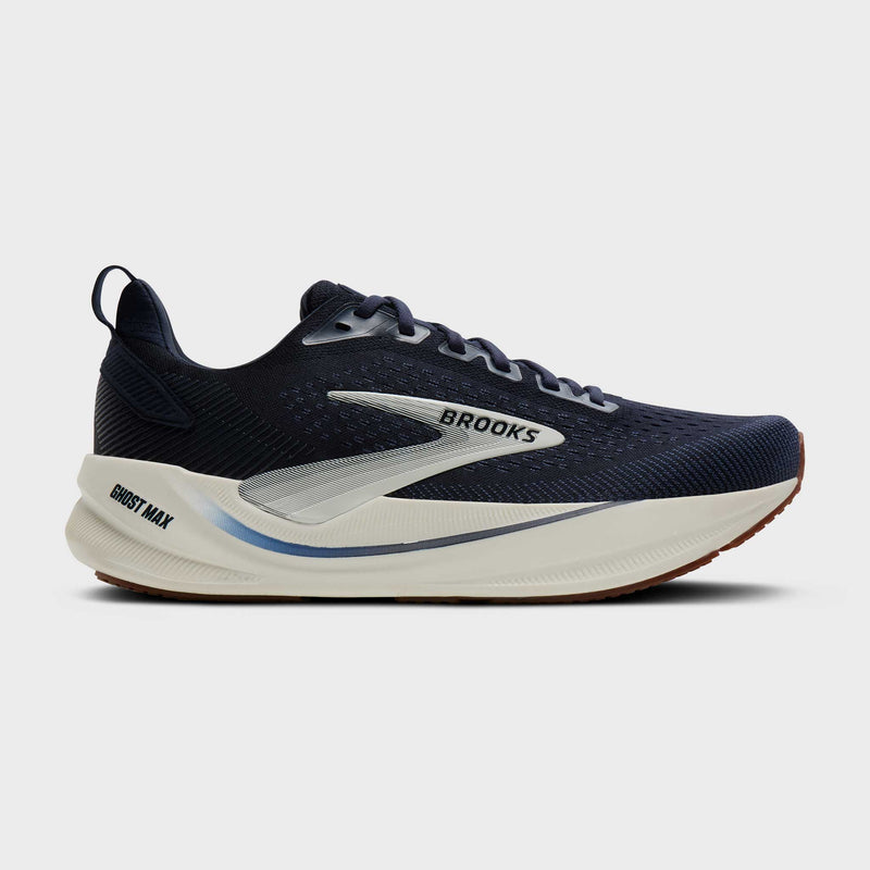 Brooks Ghost Max 4 Men's Navy/Biscuit – Holabird Sports