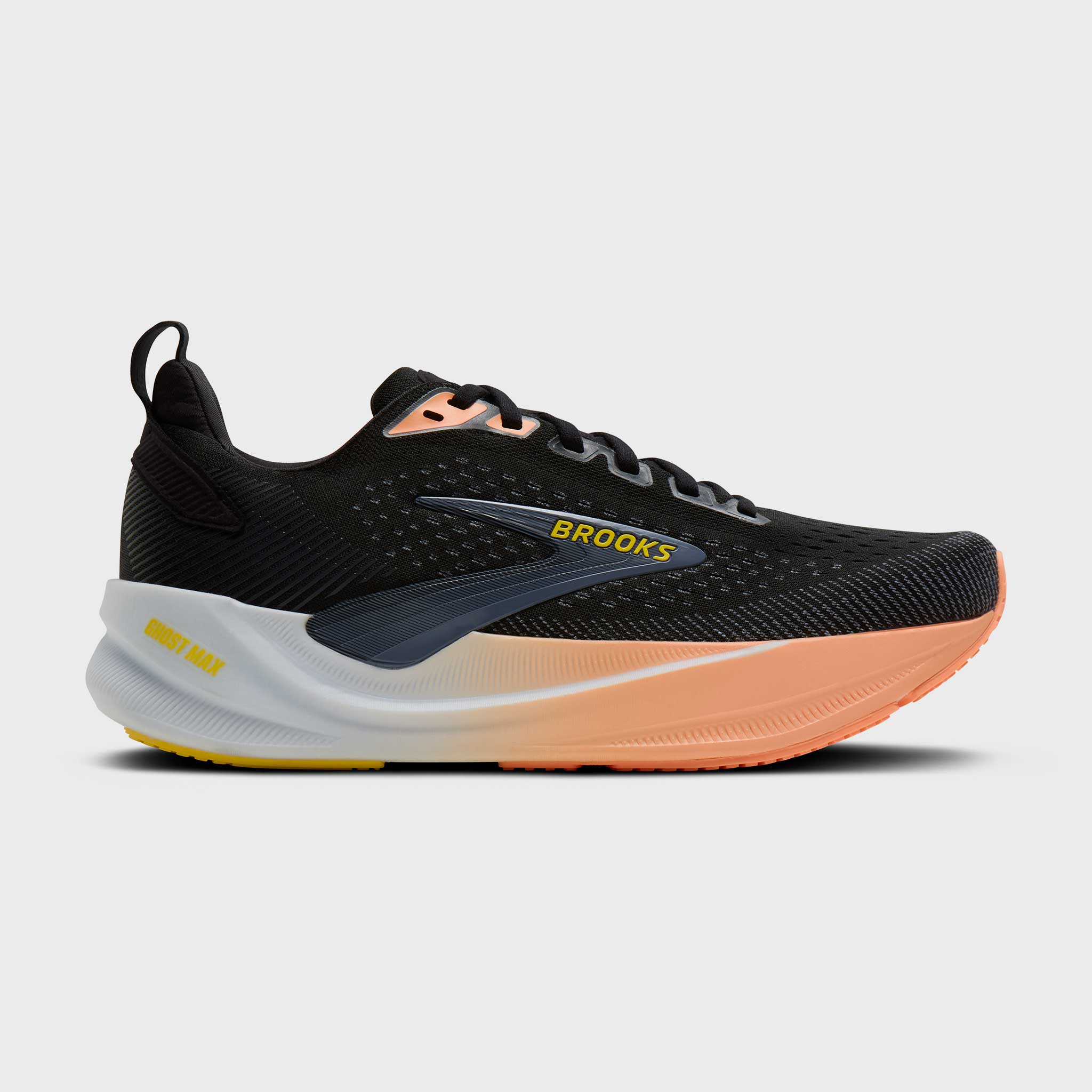 Brooks Ghost Max 4 Women's Black/Folkstone/Cyber Peach