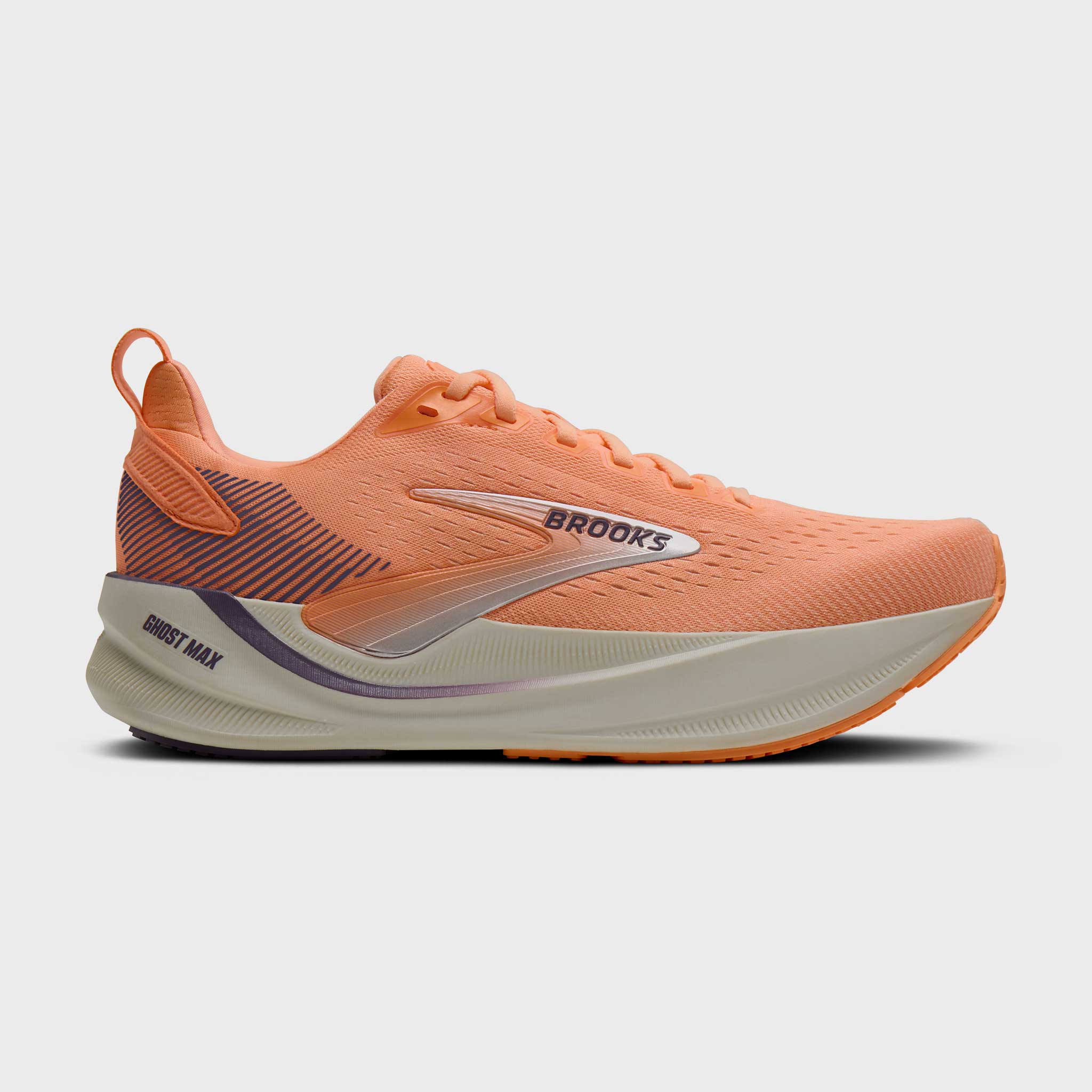 Brooks Ghost Max 4 Women's Cyber Peach/Grape/Bluewash