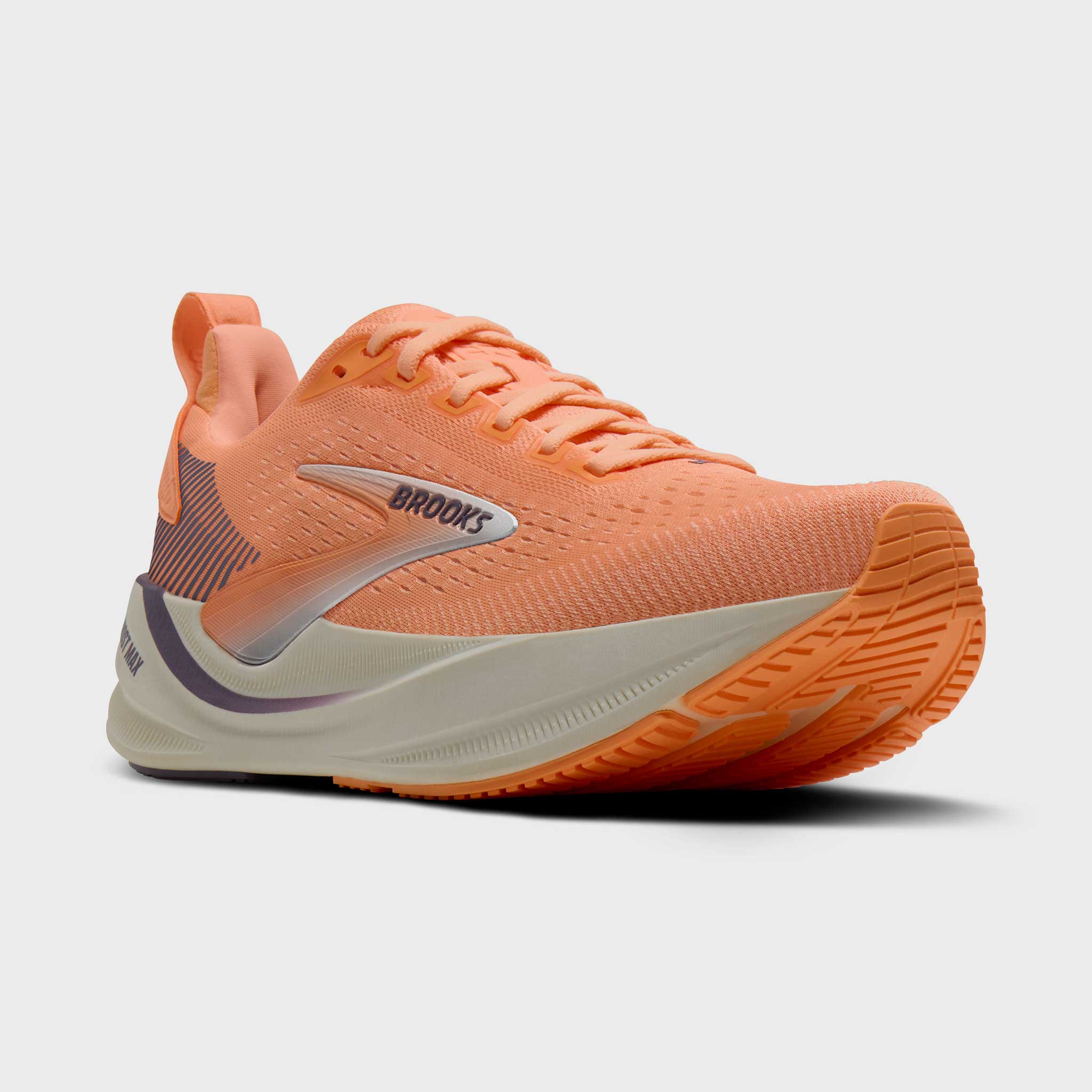 Brooks Ghost Max 4 Women's Cyber Peach/Grape/Bluewash