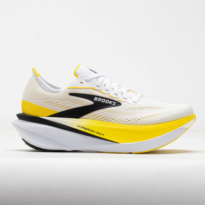 Brooks Hyperion Max 4 Men's White/Cyber Yellow/Black – Holabird Sports