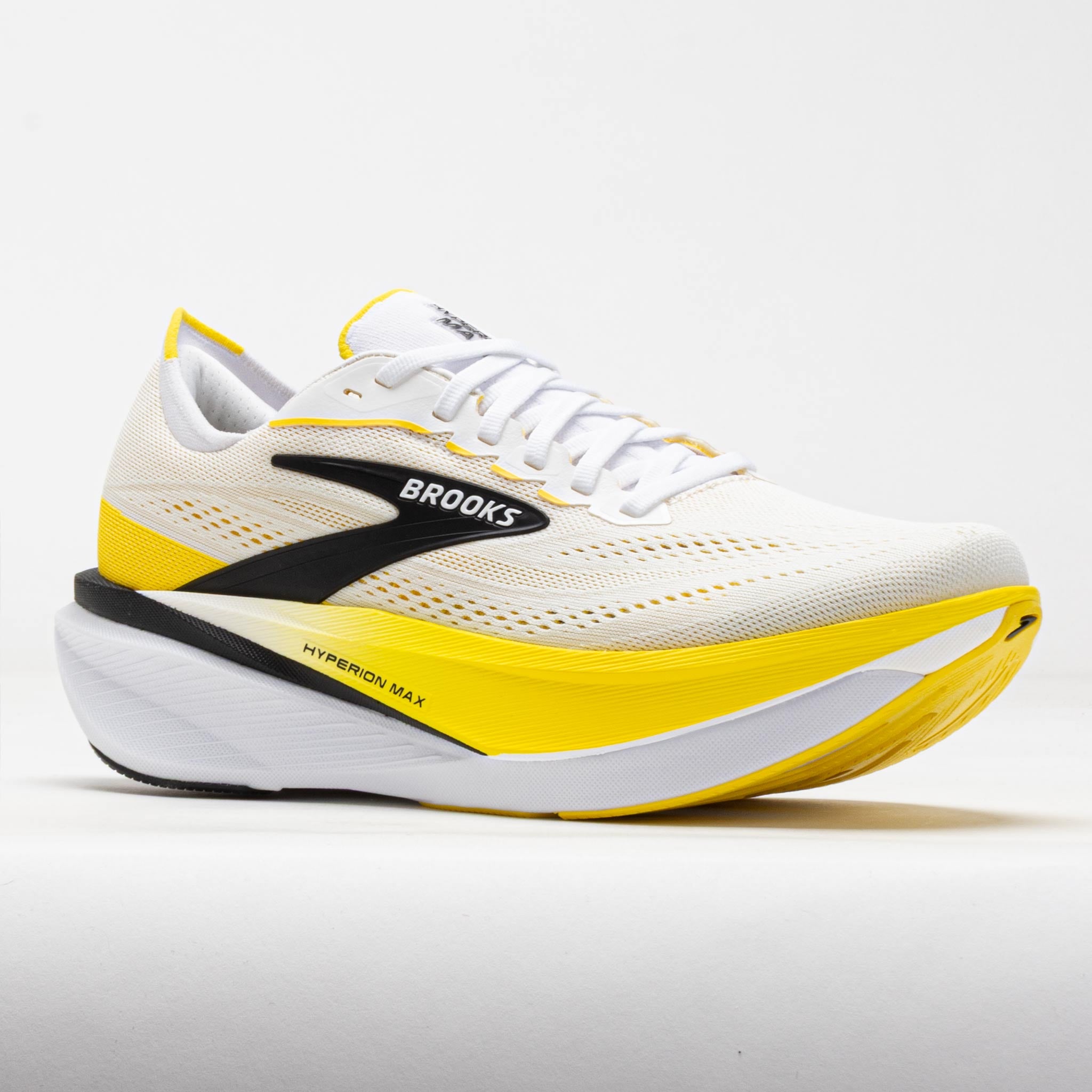 Brooks Hyperion Max 4 Men's White/Cyber Yellow/Black – Holabird Sports