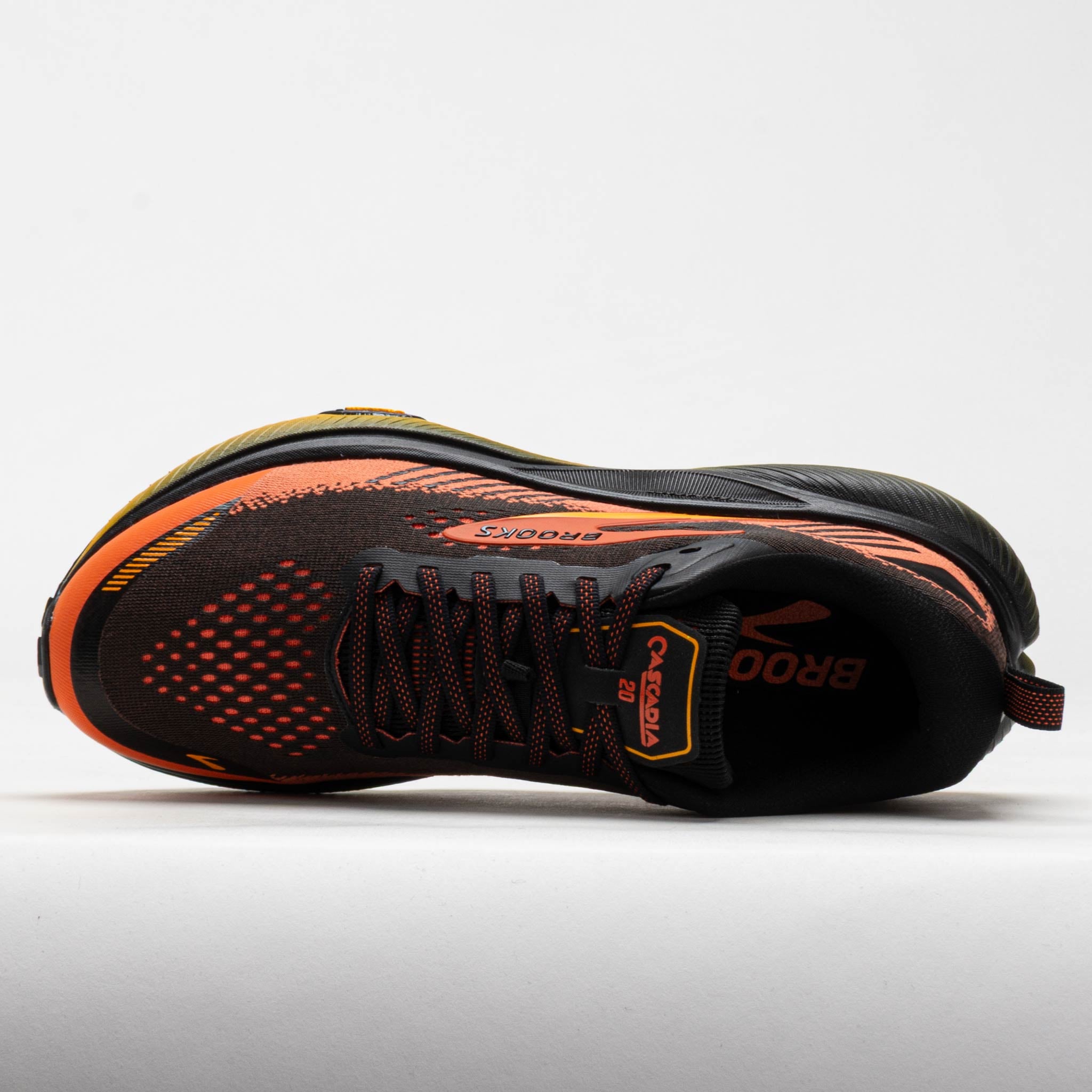 Brooks Cascadia 20 Men's Black/Tigerlily/Orange