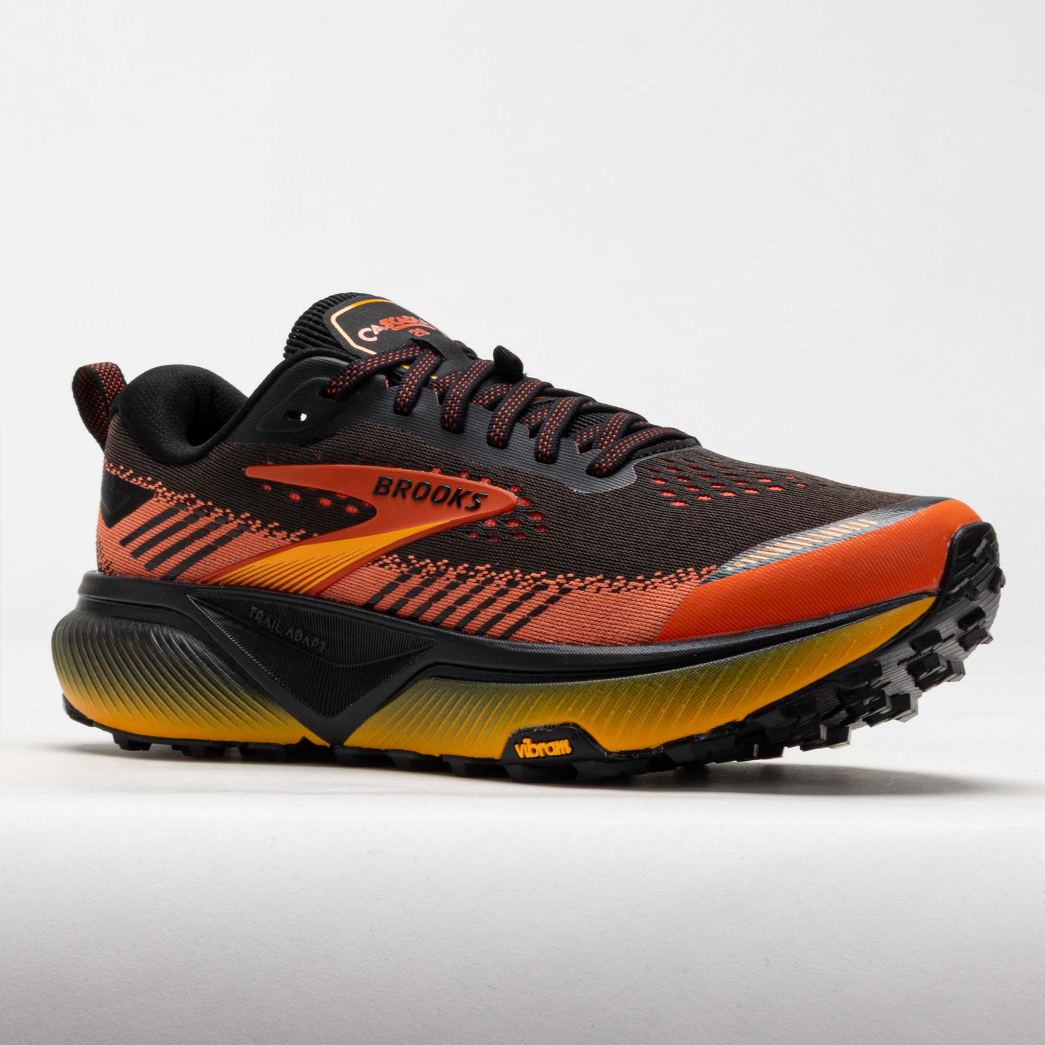 Brooks Cascadia 20 Men's Black/Tigerlily/Orange