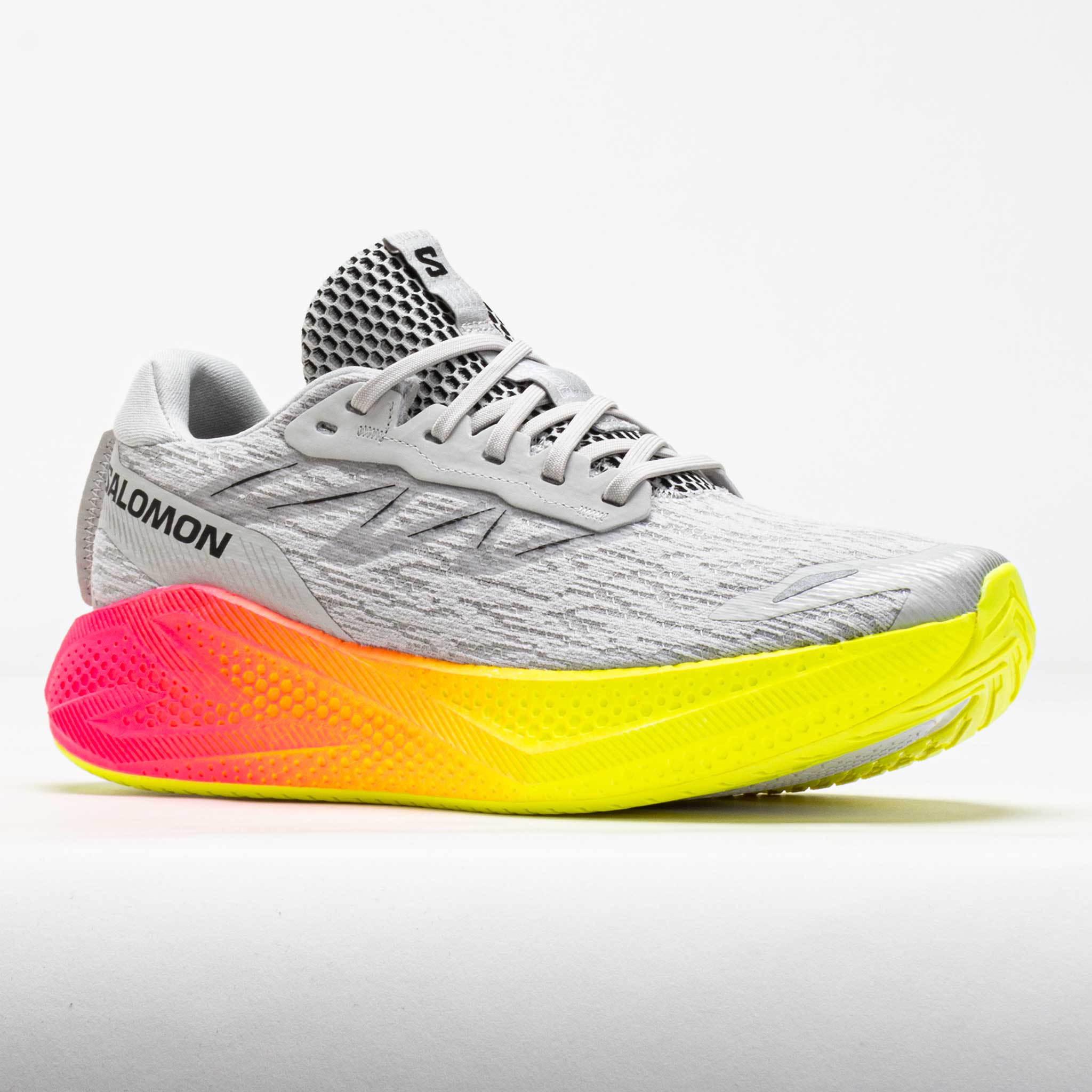Salomon Aero Glide 4 Men's Gray Violet/Safety Yellow/Black