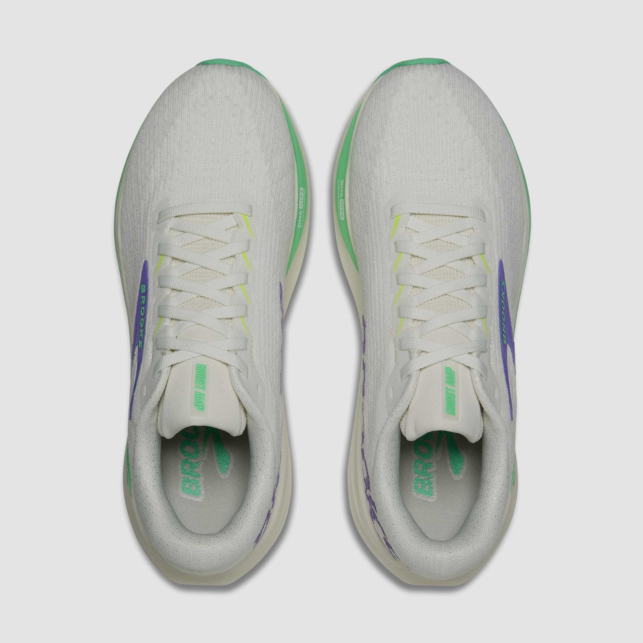 Brooks Ghost Amp Women's Grey/Grey/Paradise Green