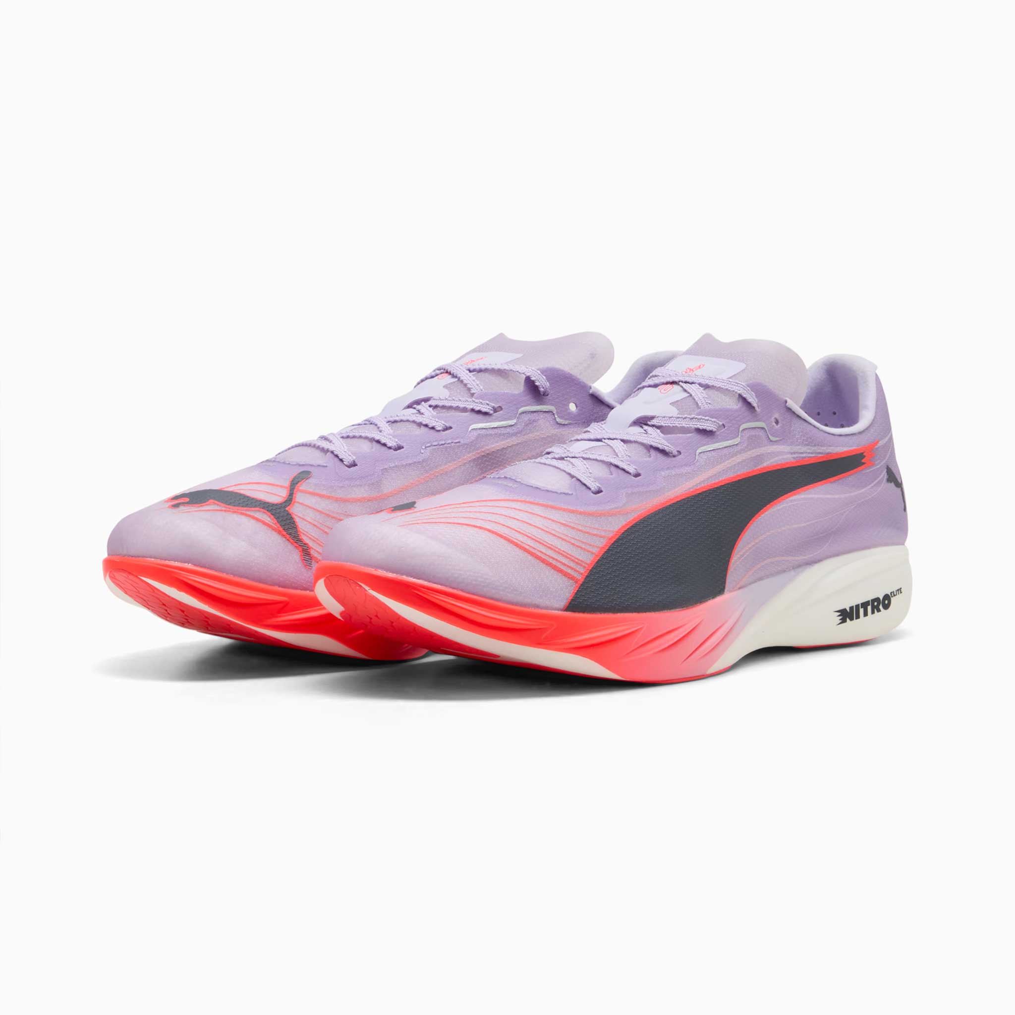 Puma Fast-FWD Nitro Elite 2 Women's White/Heat Fire/Black