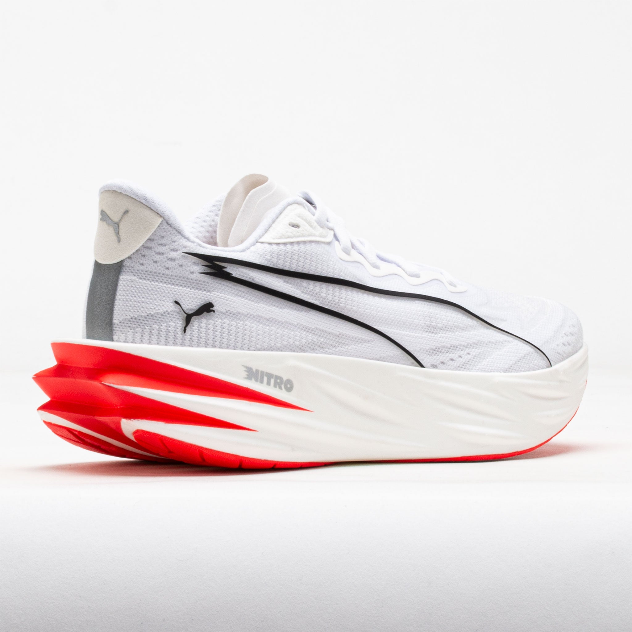 Puma Deviate Pure NITRO Men's White/Ultra Red/Silver