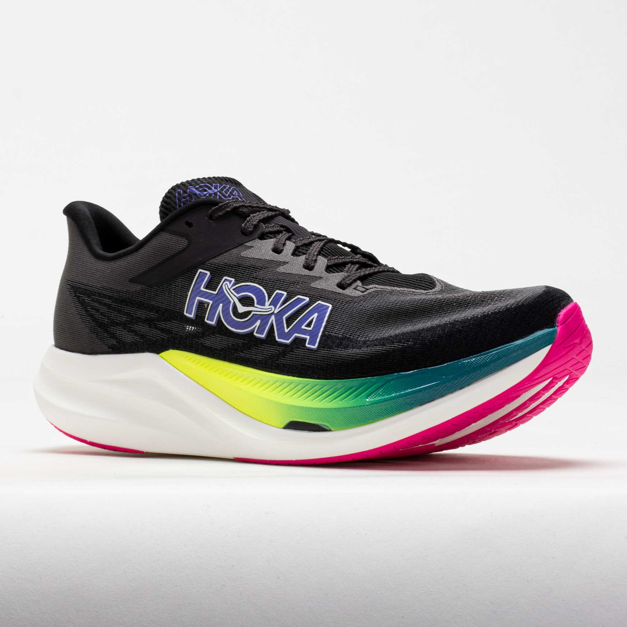 HOKA Rocket X 3 Unisex Black/Neon Nebula – Holabird Sports