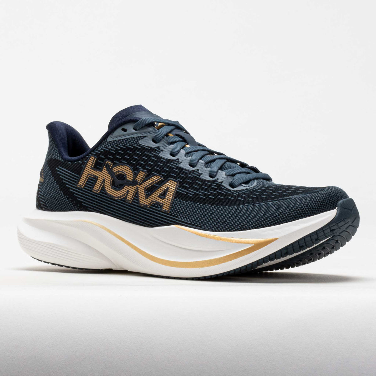 HOKA Mach 7 Men's Faded Navy/Gold
