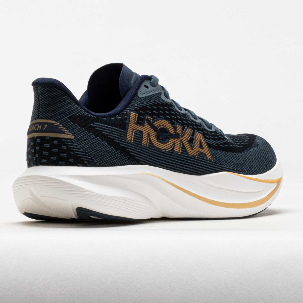 HOKA Mach 7 Men's Faded Navy/Gold