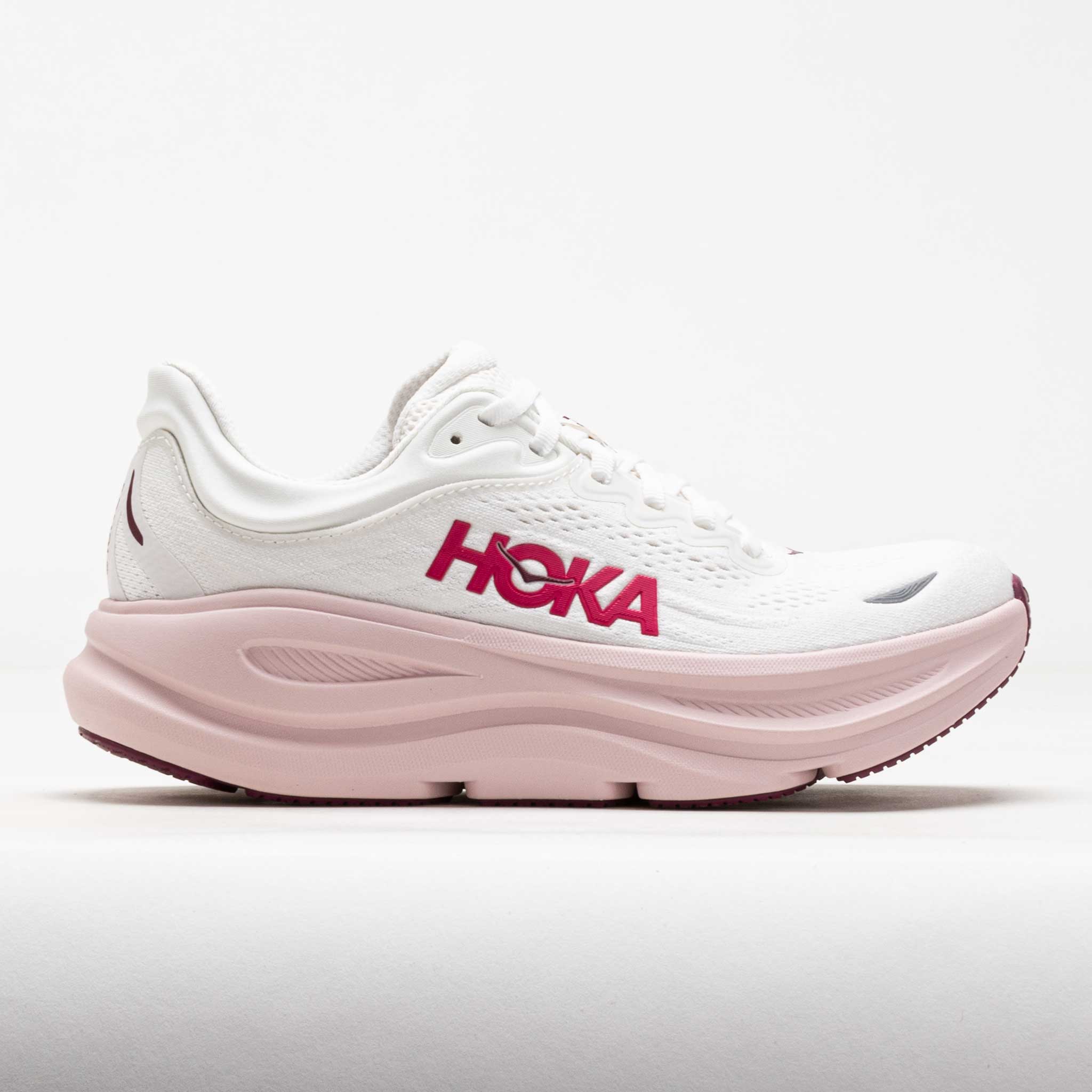 HOKA Bondi 9 Women's White/Pink Opal