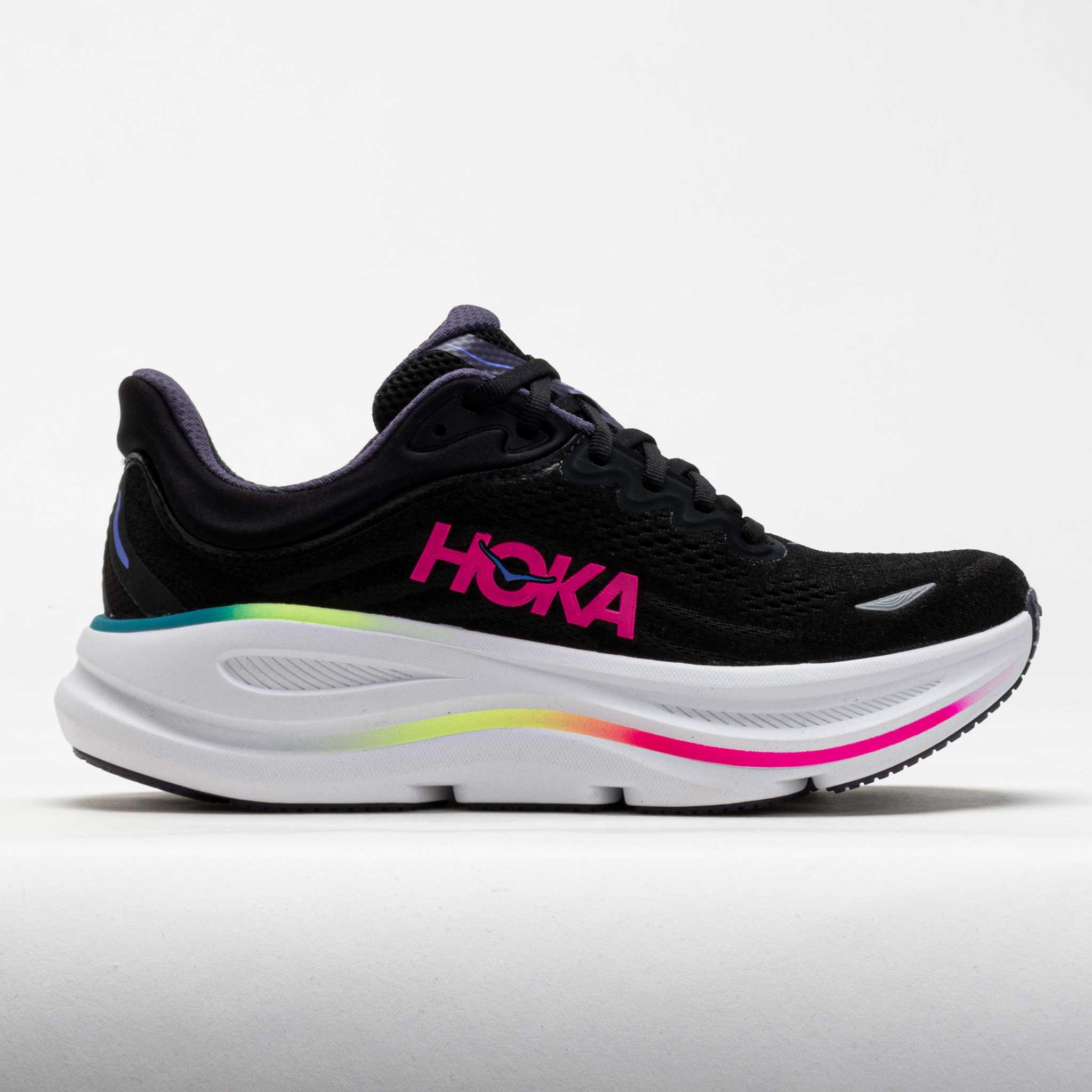 HOKA Bondi 9 Women's Black/Neon Dragonfruit
