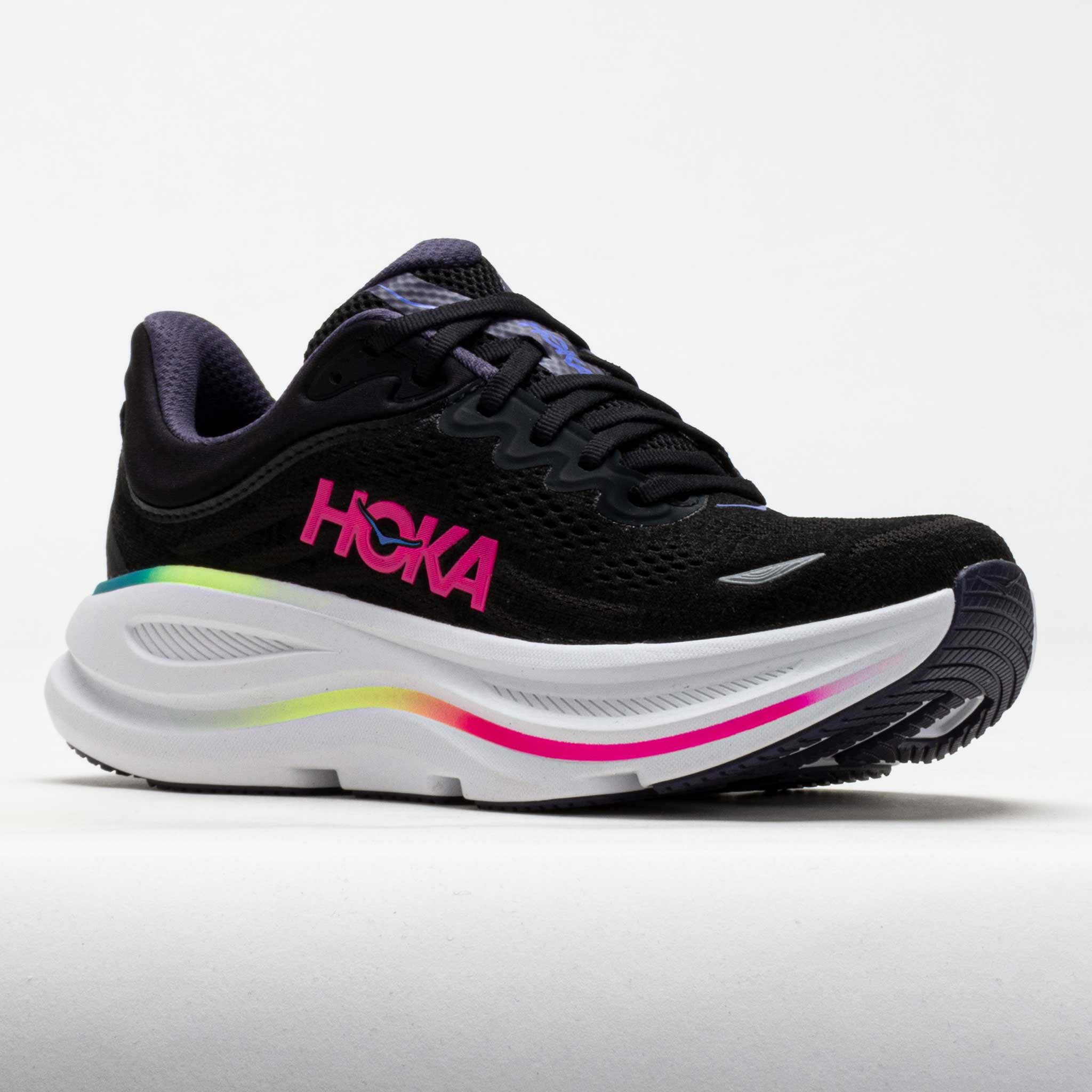 HOKA Bondi 9 Women's Black/Neon Dragonfruit