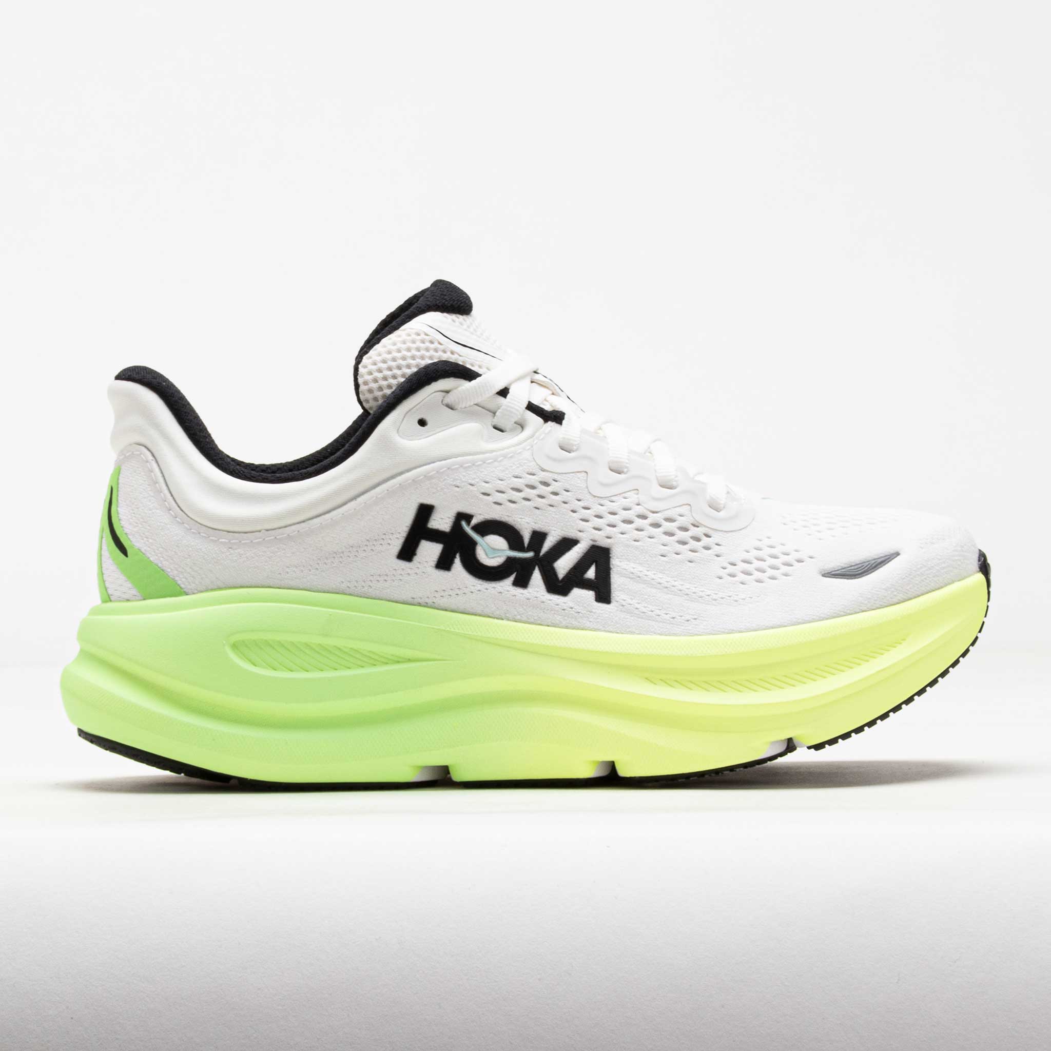 HOKA Bondi 9 Women's White/Tart Apple