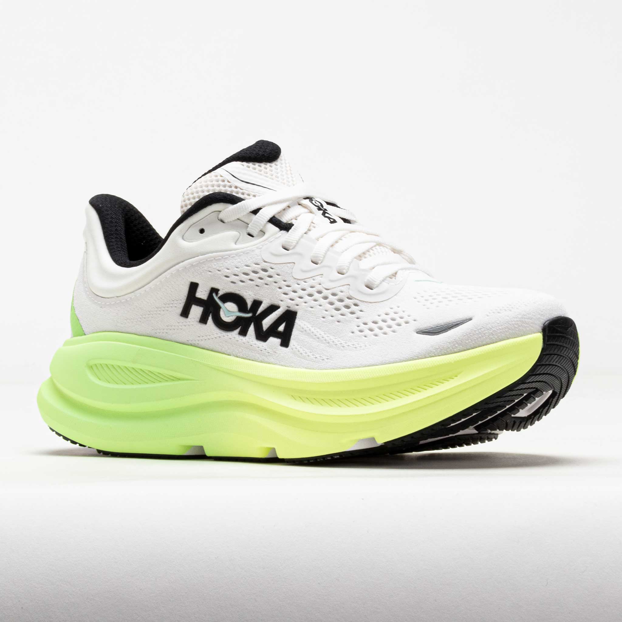HOKA Bondi 9 Women's White/Tart Apple