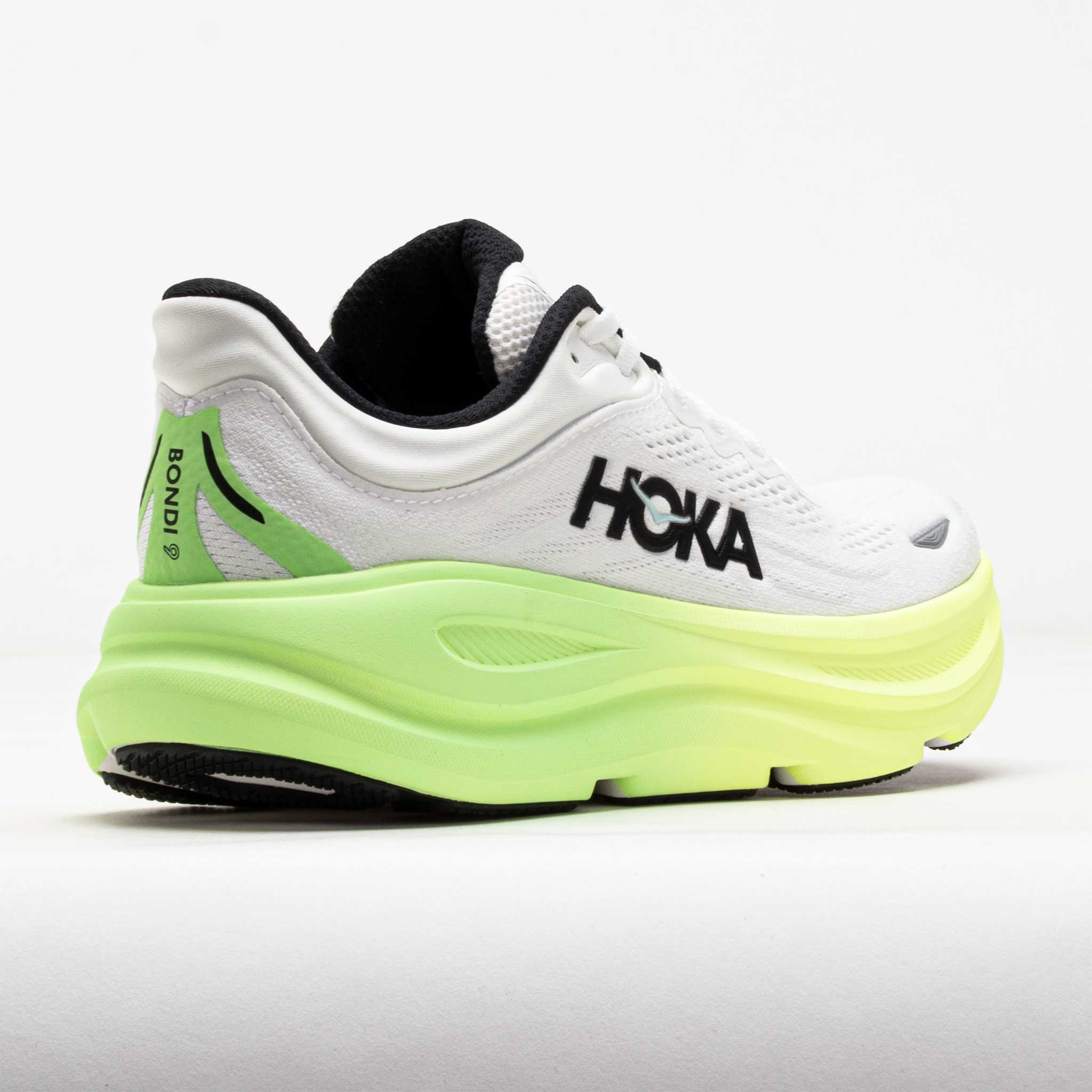 HOKA Bondi 9 Women's White/Tart Apple