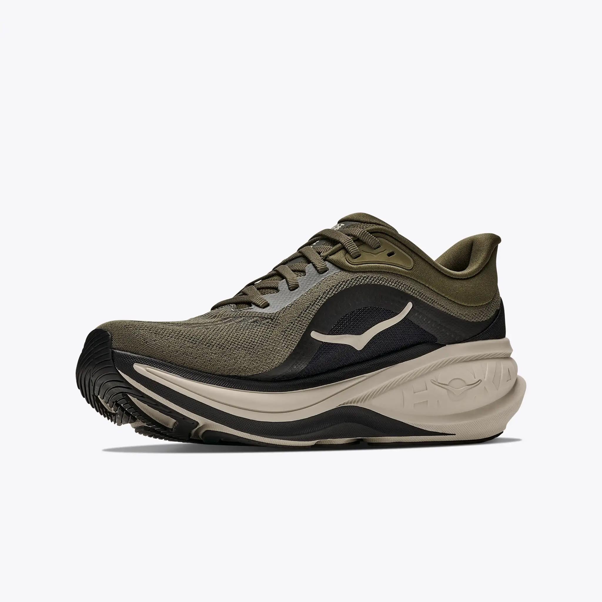 HOKA Clifton Pro Men's Antique Olive/River Rock Grey