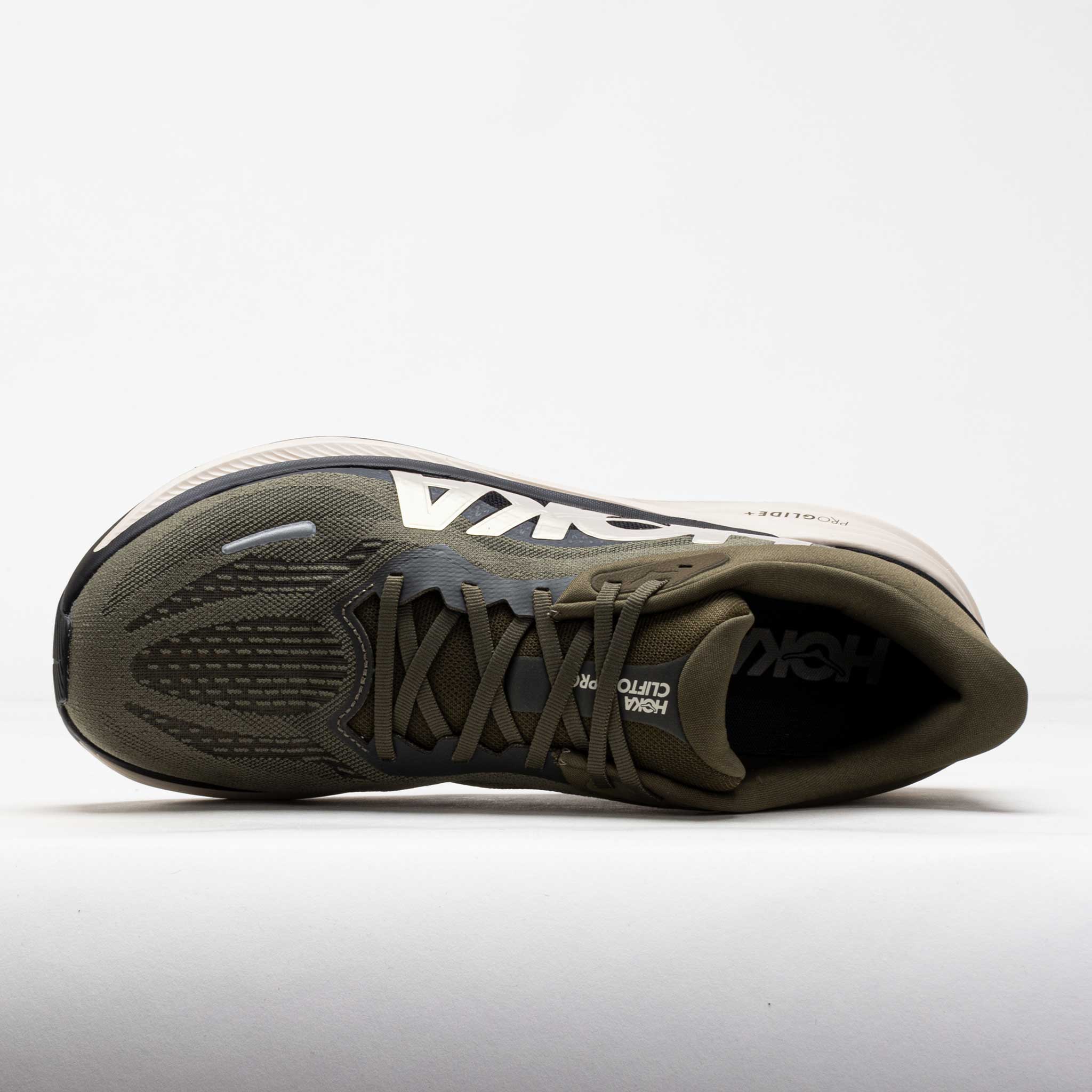 HOKA Clifton Pro Men's Antique Olive/River Rock Grey