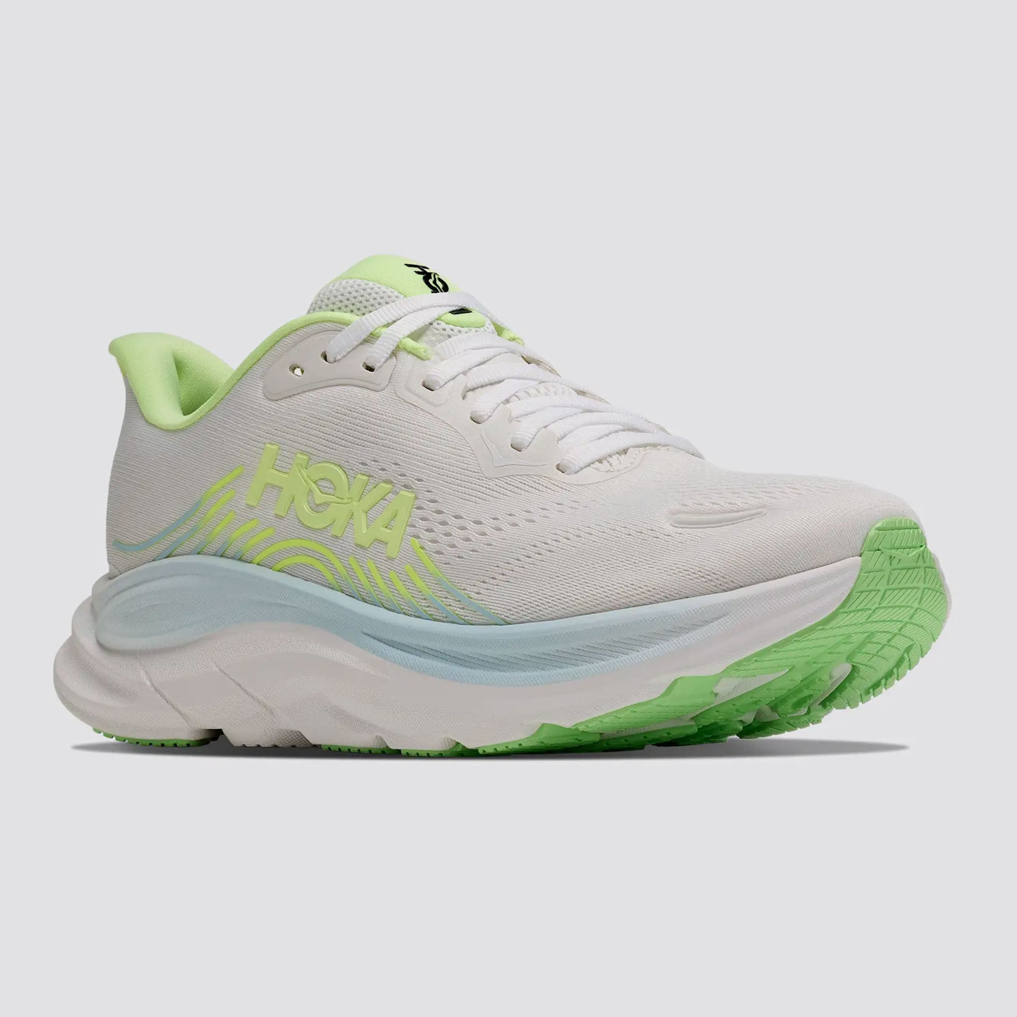 HOKA Clifton 11 Women's Frost/Neon Yuzu