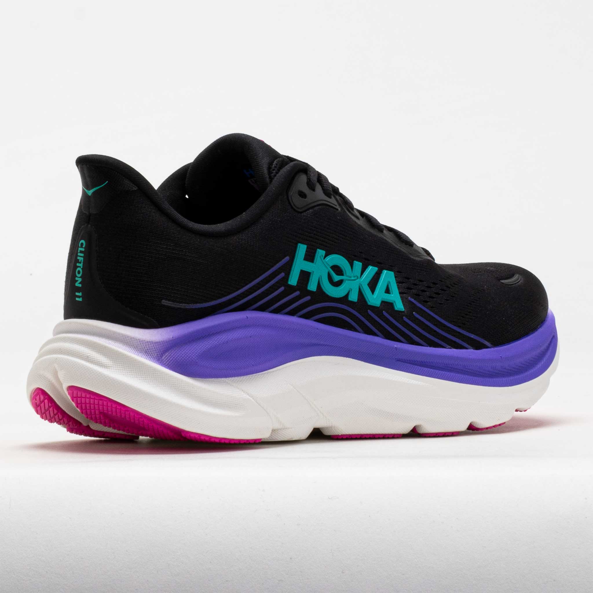 HOKA Clifton 11 Women's Black/Neon Nebula