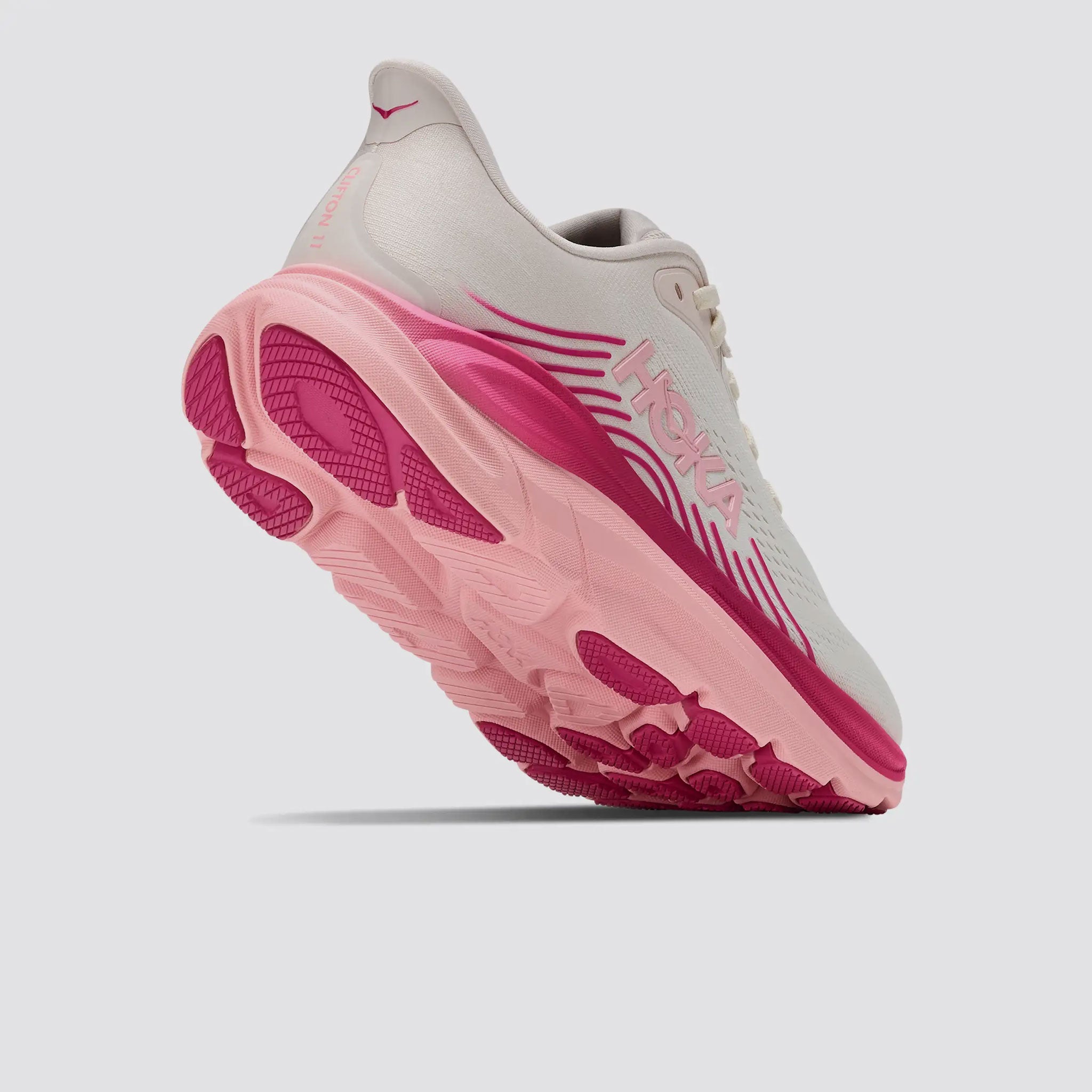 HOKA Clifton 11 Women's Rose Cream/Dewy Pink