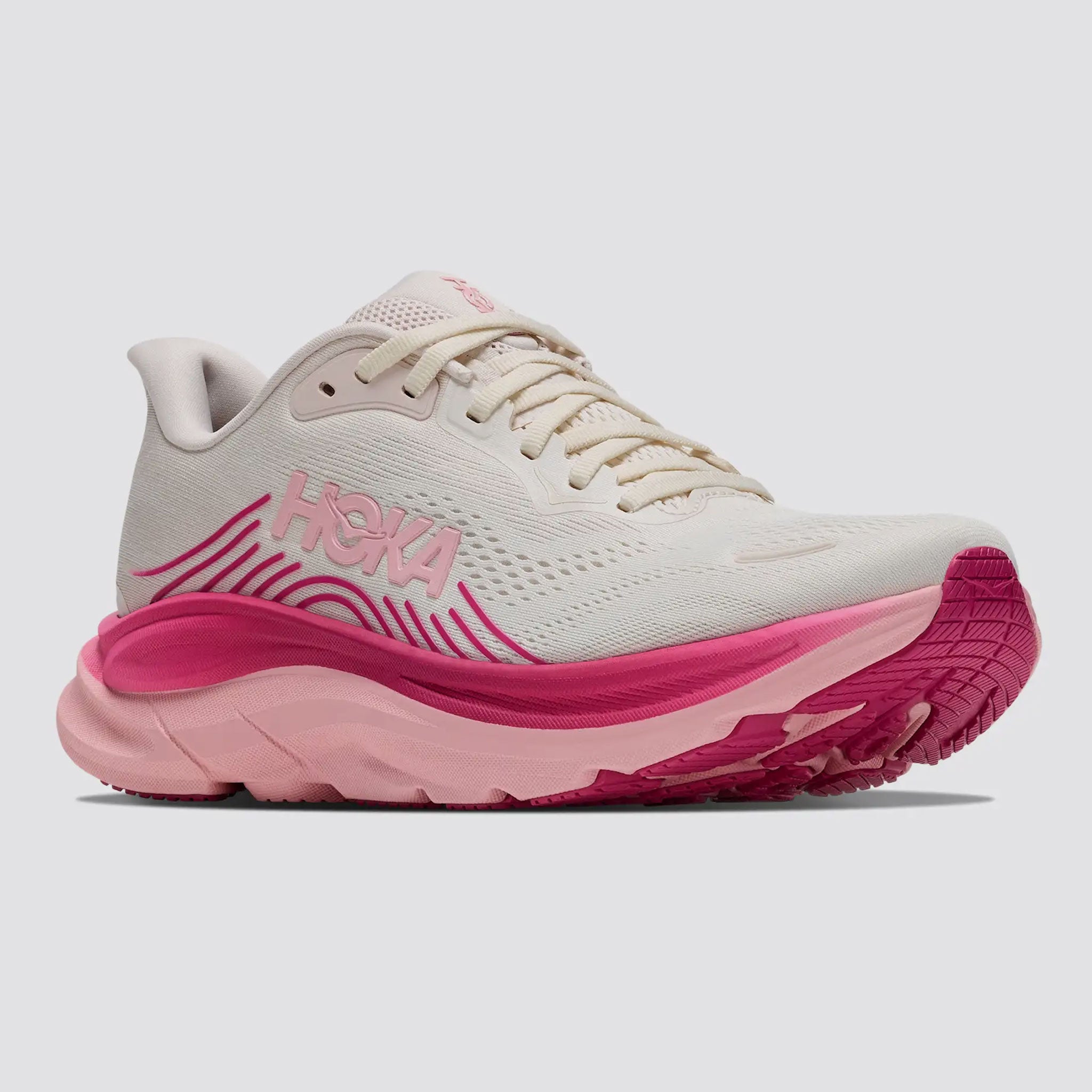 HOKA Clifton 11 Women's Rose Cream/Dewy Pink