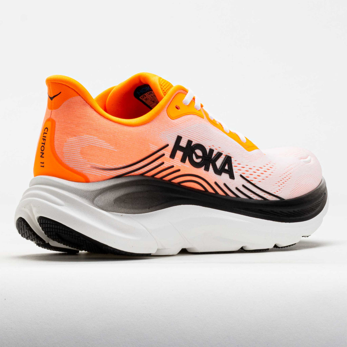 HOKA Clifton 11 Men's Neon Tangerine/Frost