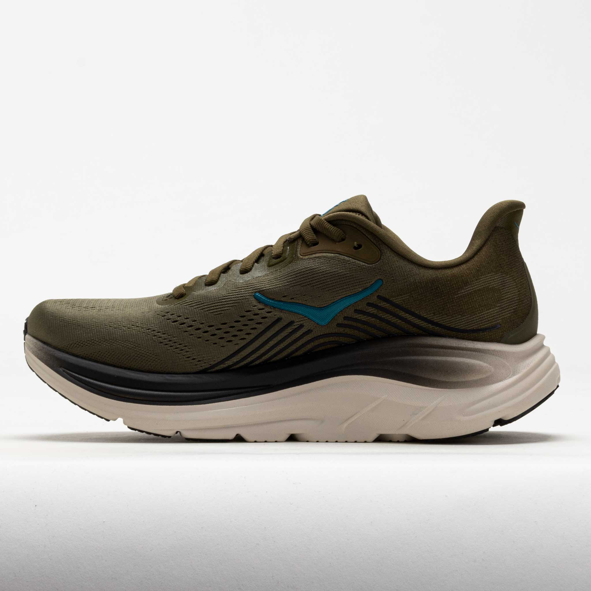 HOKA Clifton 11 Men's Antique Olive/River Rock Grey