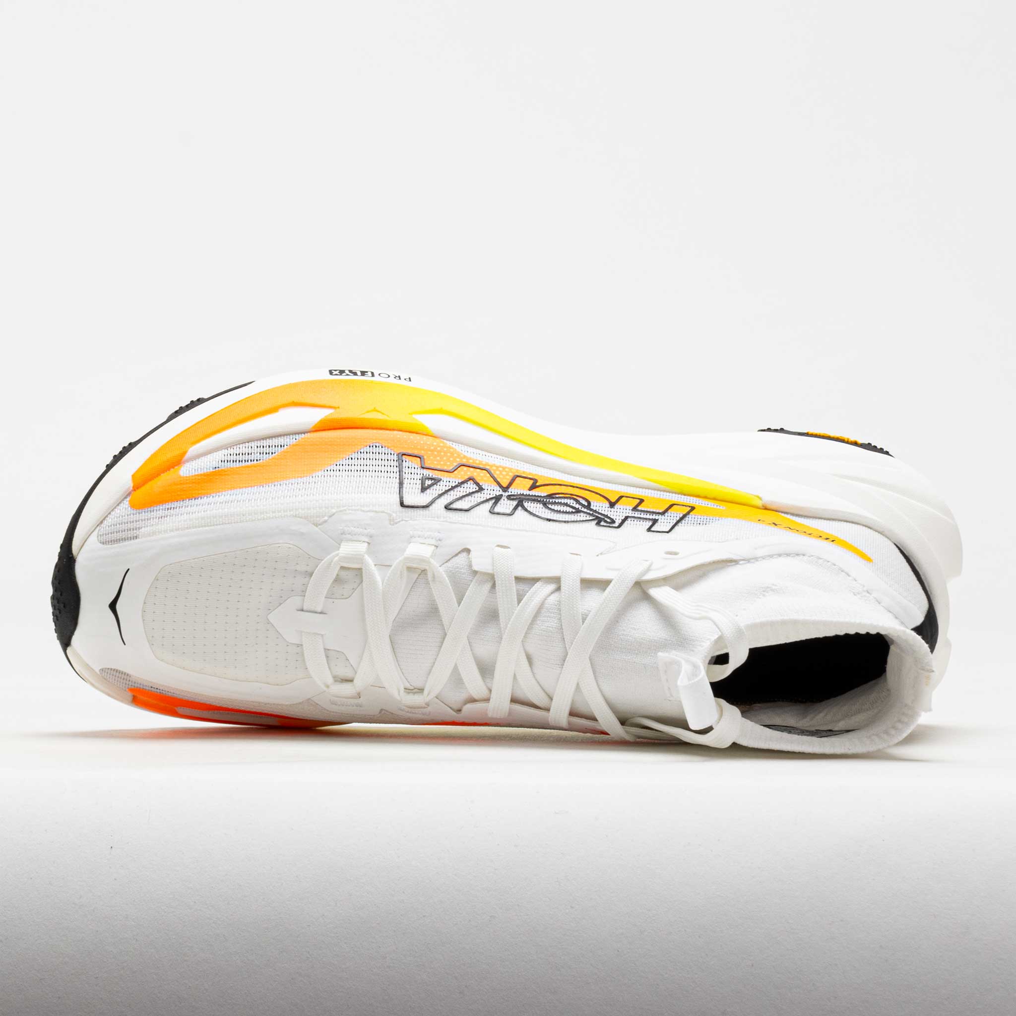 HOKA Tecton X 4 Men's Frost/Neon Tangerine