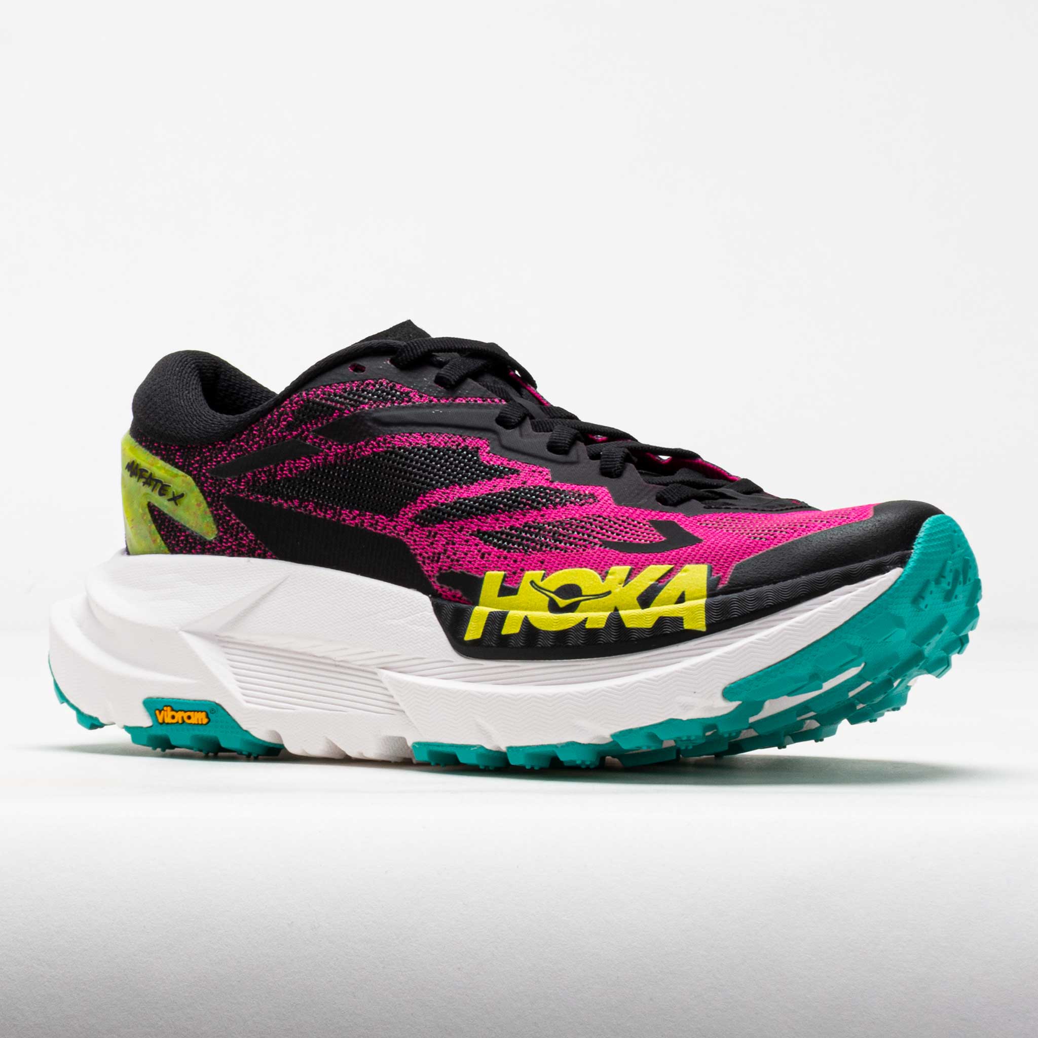 HOKA Mafate X Women's Black/Neon Dragonfruit