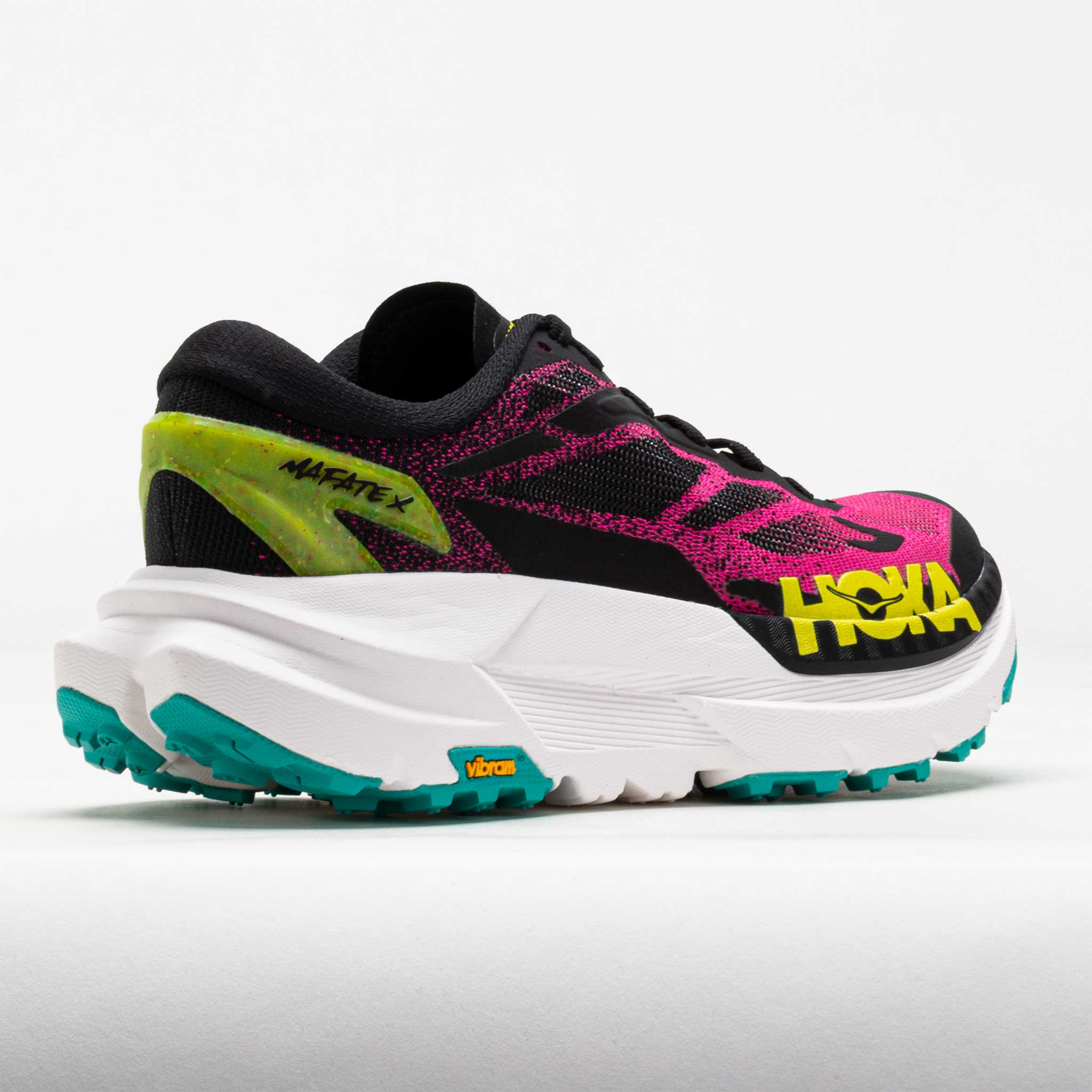 HOKA Mafate X Women's Black/Neon Dragonfruit