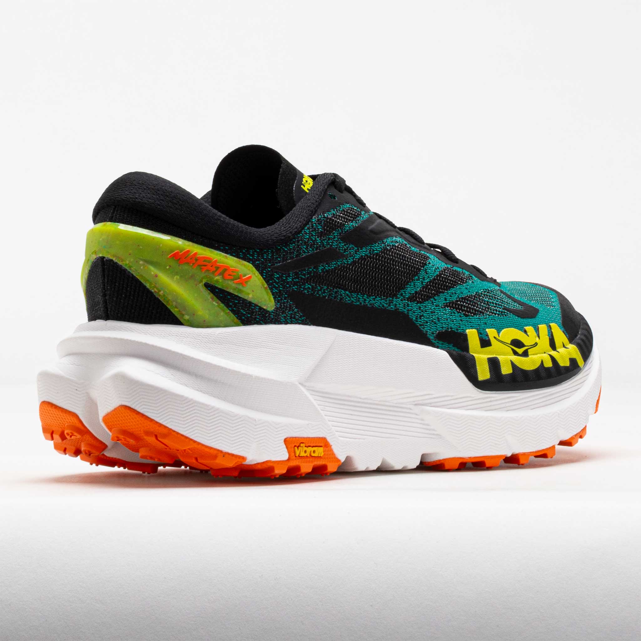 HOKA Mafate X Men's Black/Electric Aqua