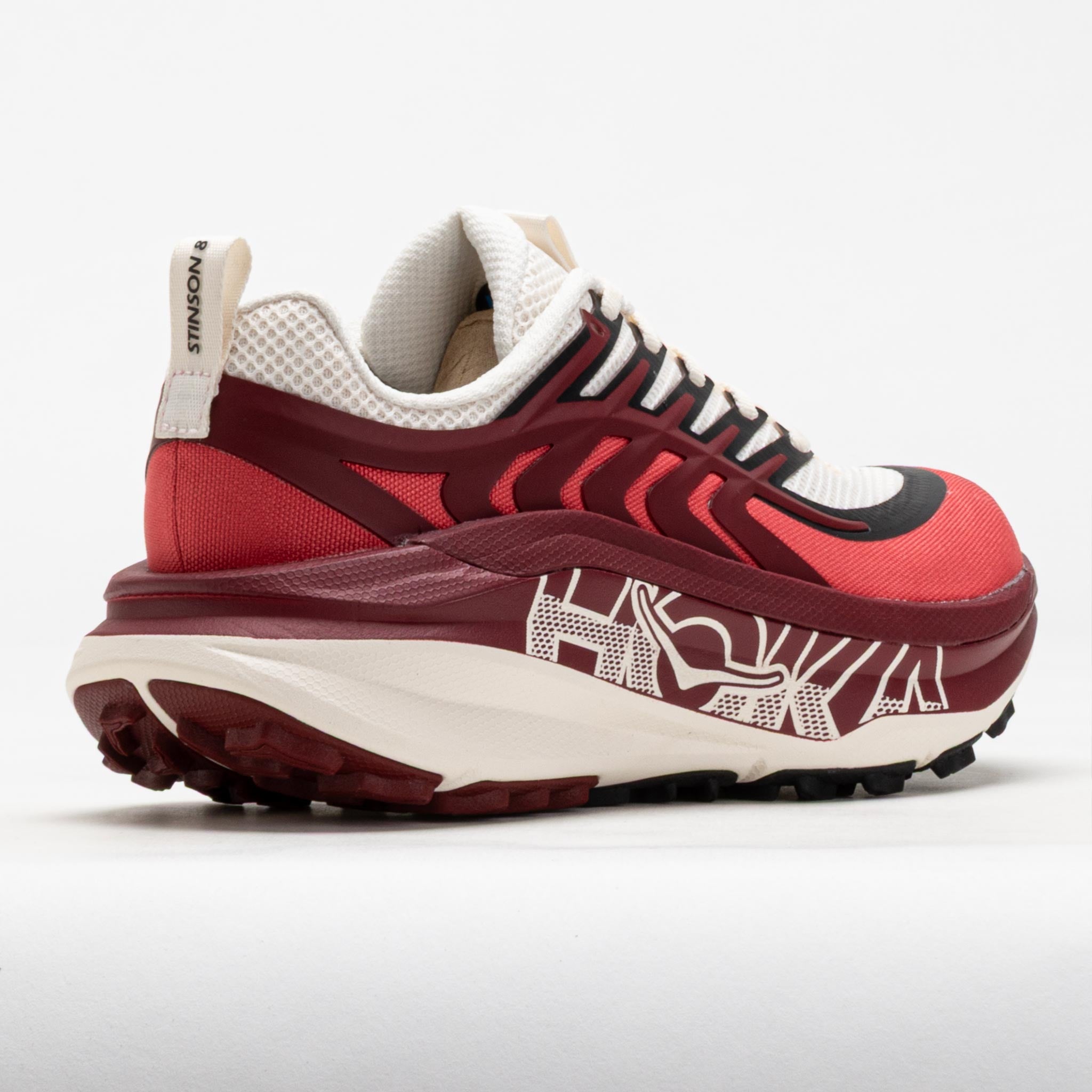 HOKA Stinson 8 Women's Alabaster/Varsity Burgundy