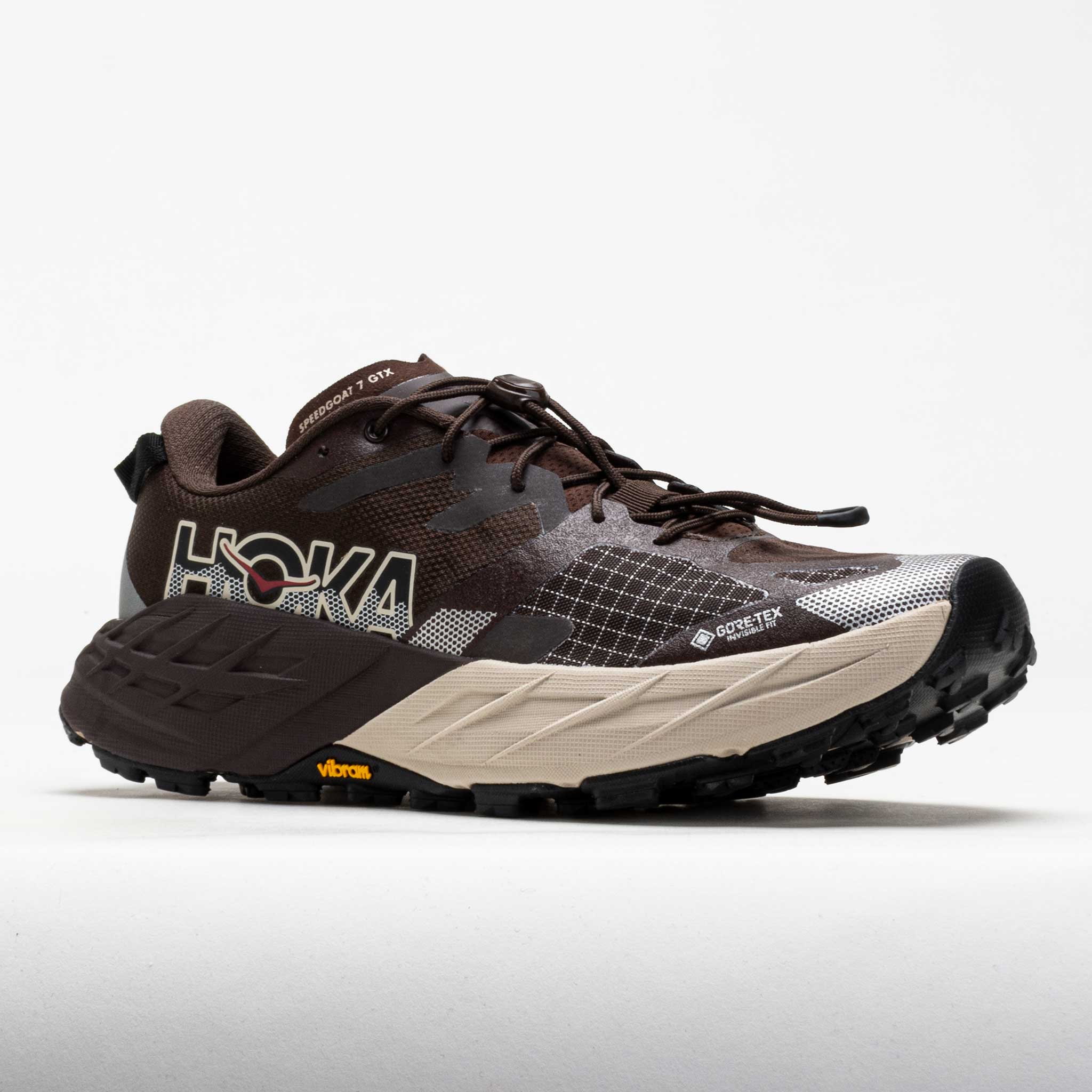 HOKA Speedgoat 7 GTX Men's Spiced Chocolate/River Rock Grey