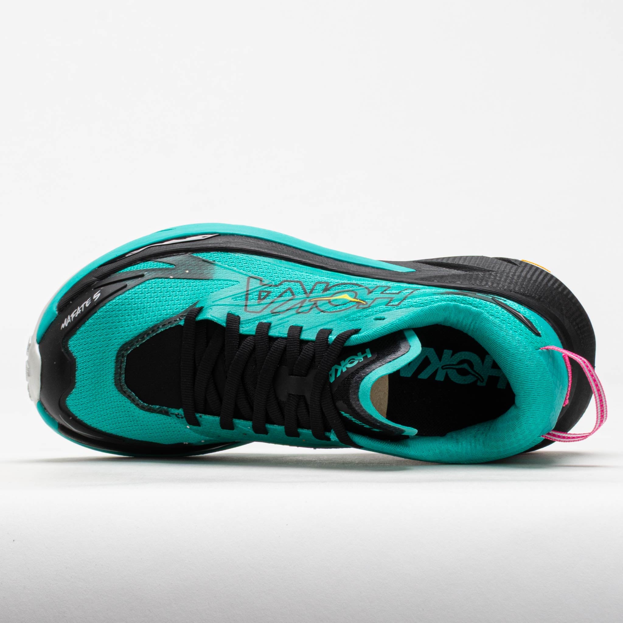 HOKA Mafate 5 Women's Black/Electric Aqua